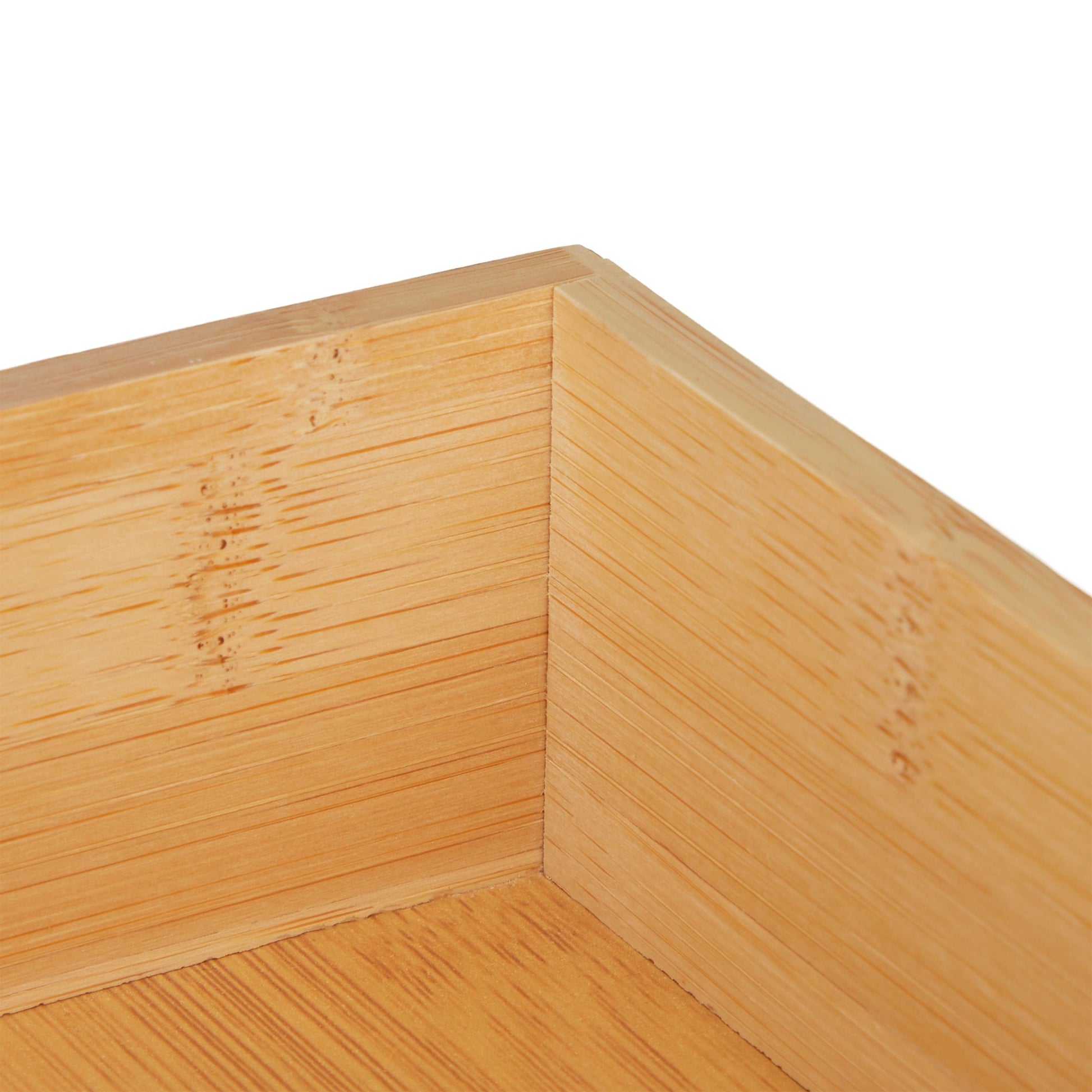 Ordnungsboxen Bambus 5er-Set Hellbraun von Relaxdays