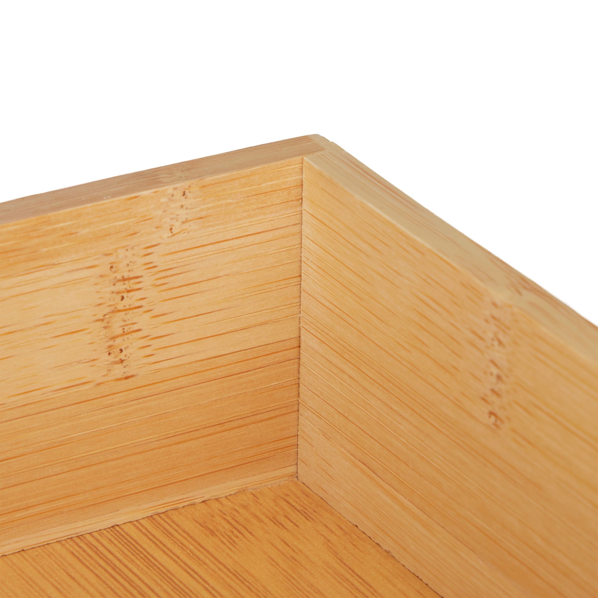 Ordnungsboxen Bambus 5er-Set Hellbraun von Relaxdays
