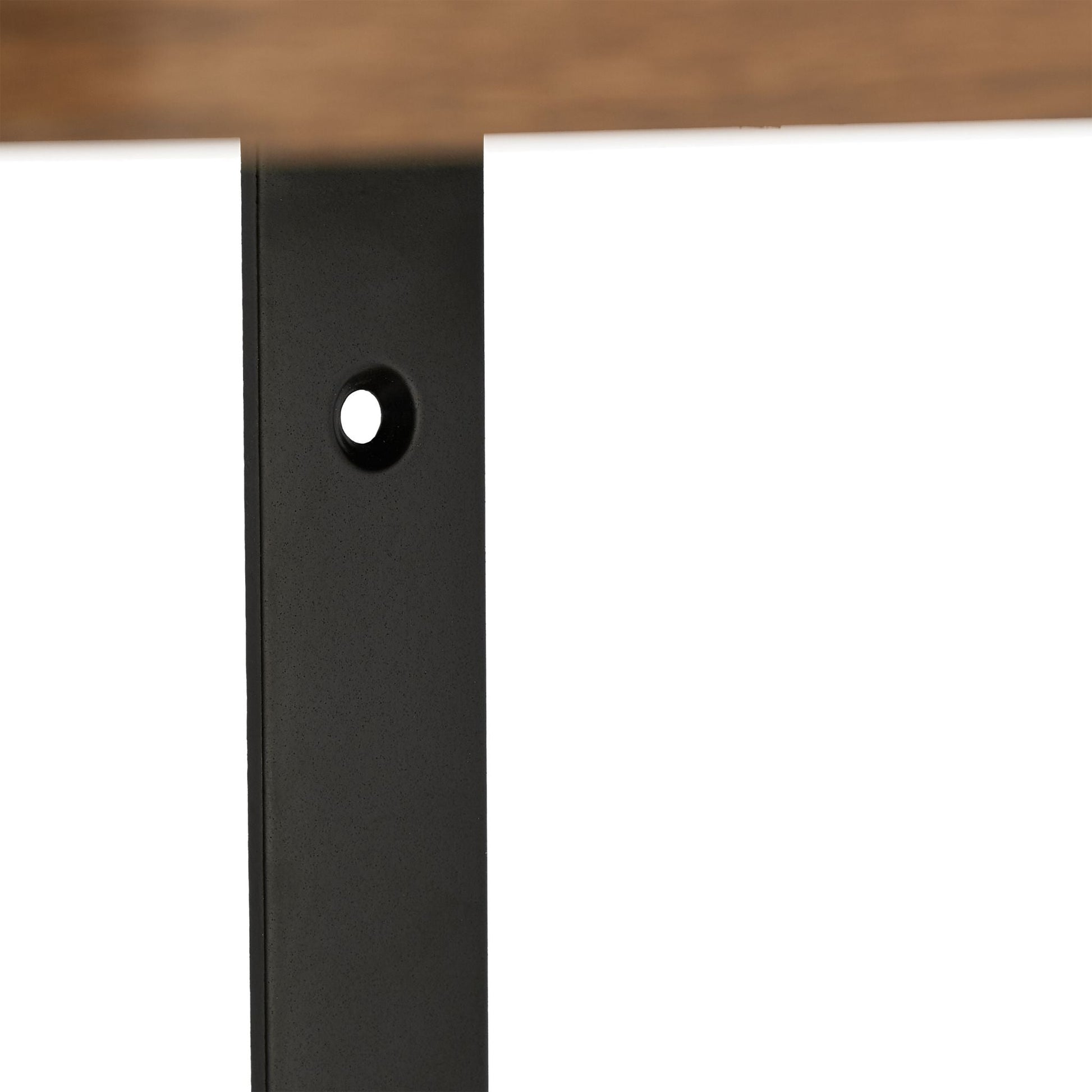 Eckregal Wand Braun-Schwarz von Relaxdays