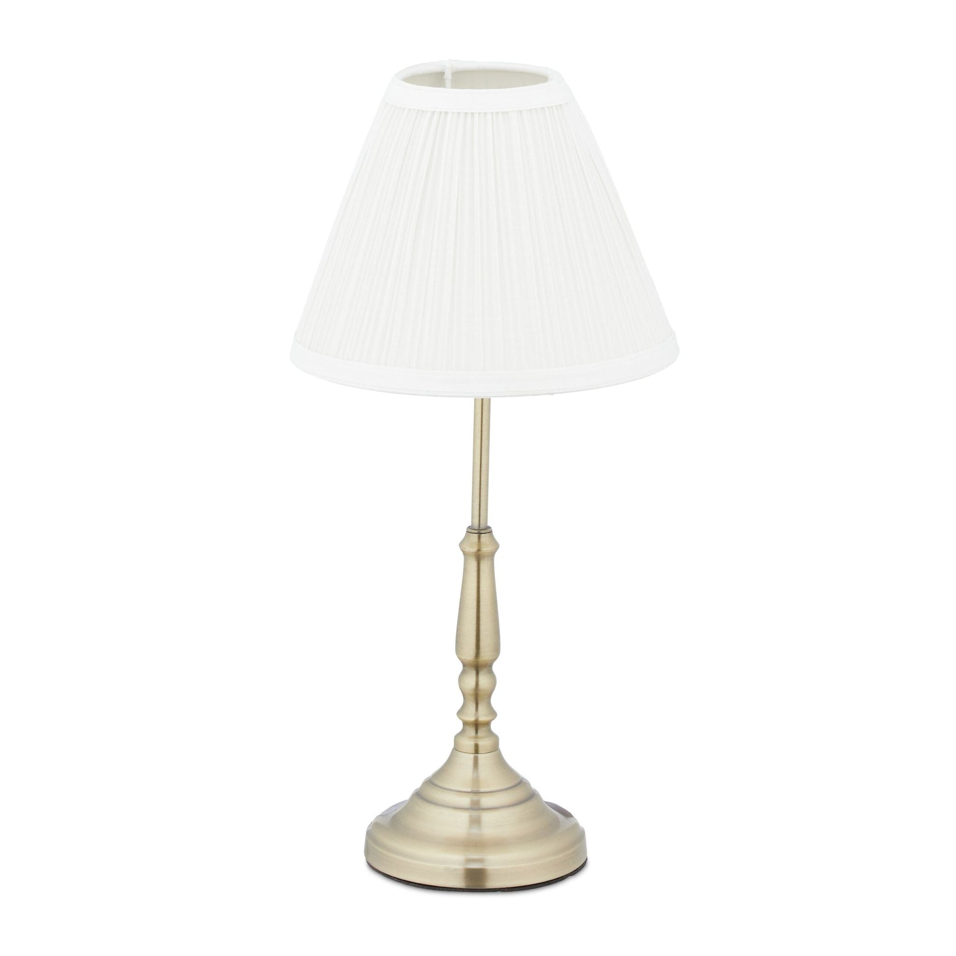 Tischlampe weiss gold Weiss-Gold von Relaxdays