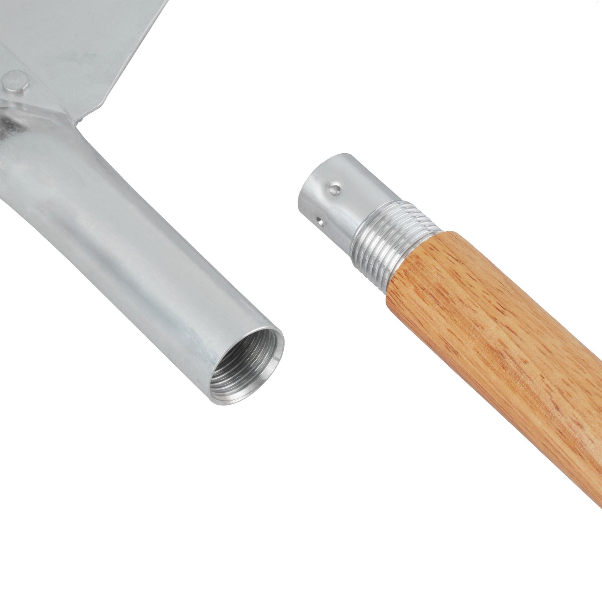 Pizzaschaufel Aluminium Hellbraun-Silber von Relaxdays