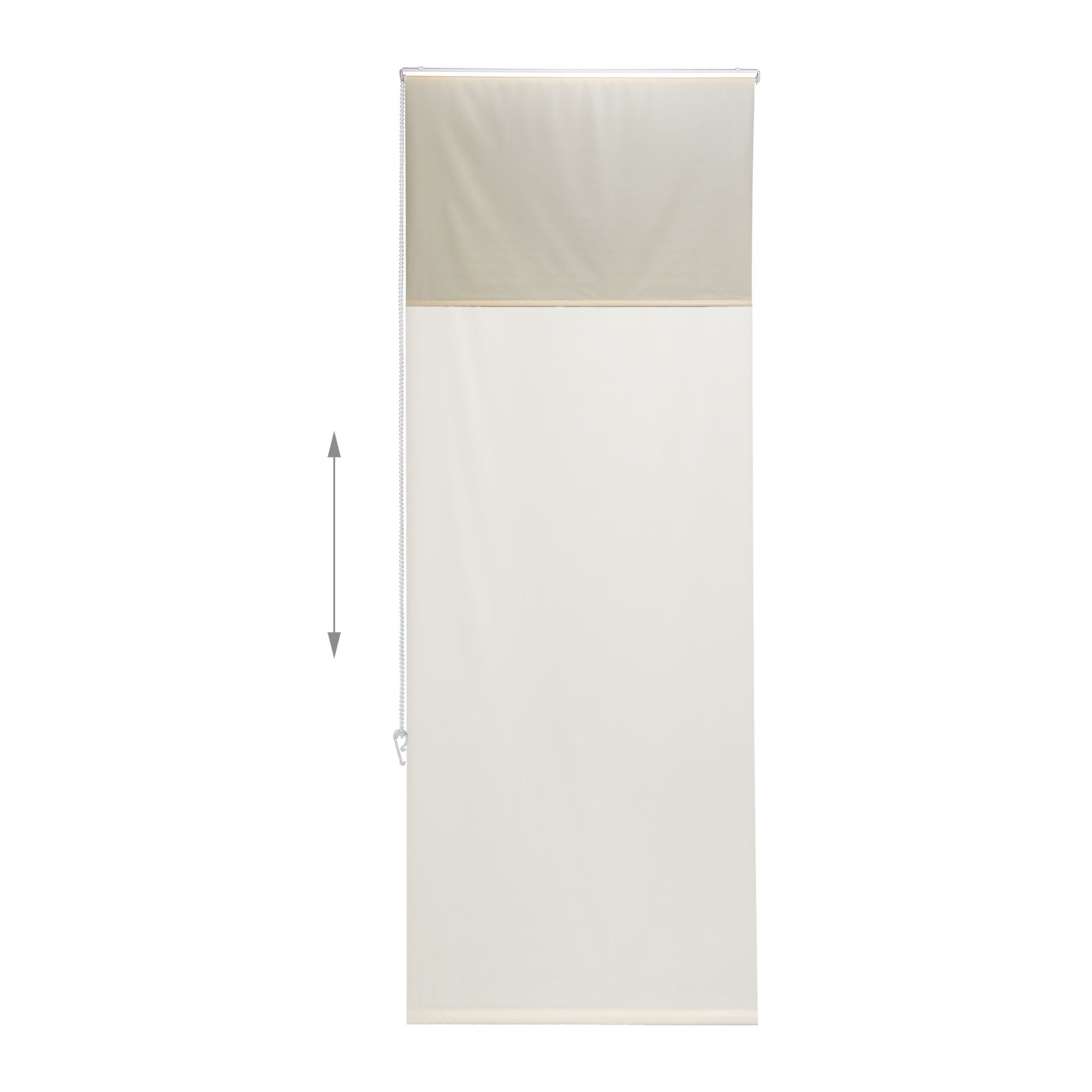 Duschrollo Beige von Relaxdays
