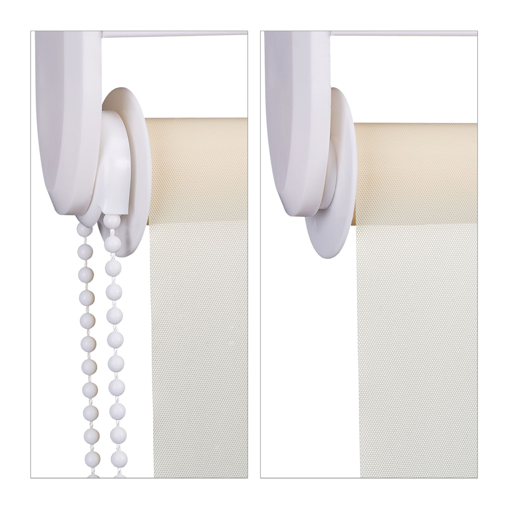 Duschrollo Beige von Relaxdays
