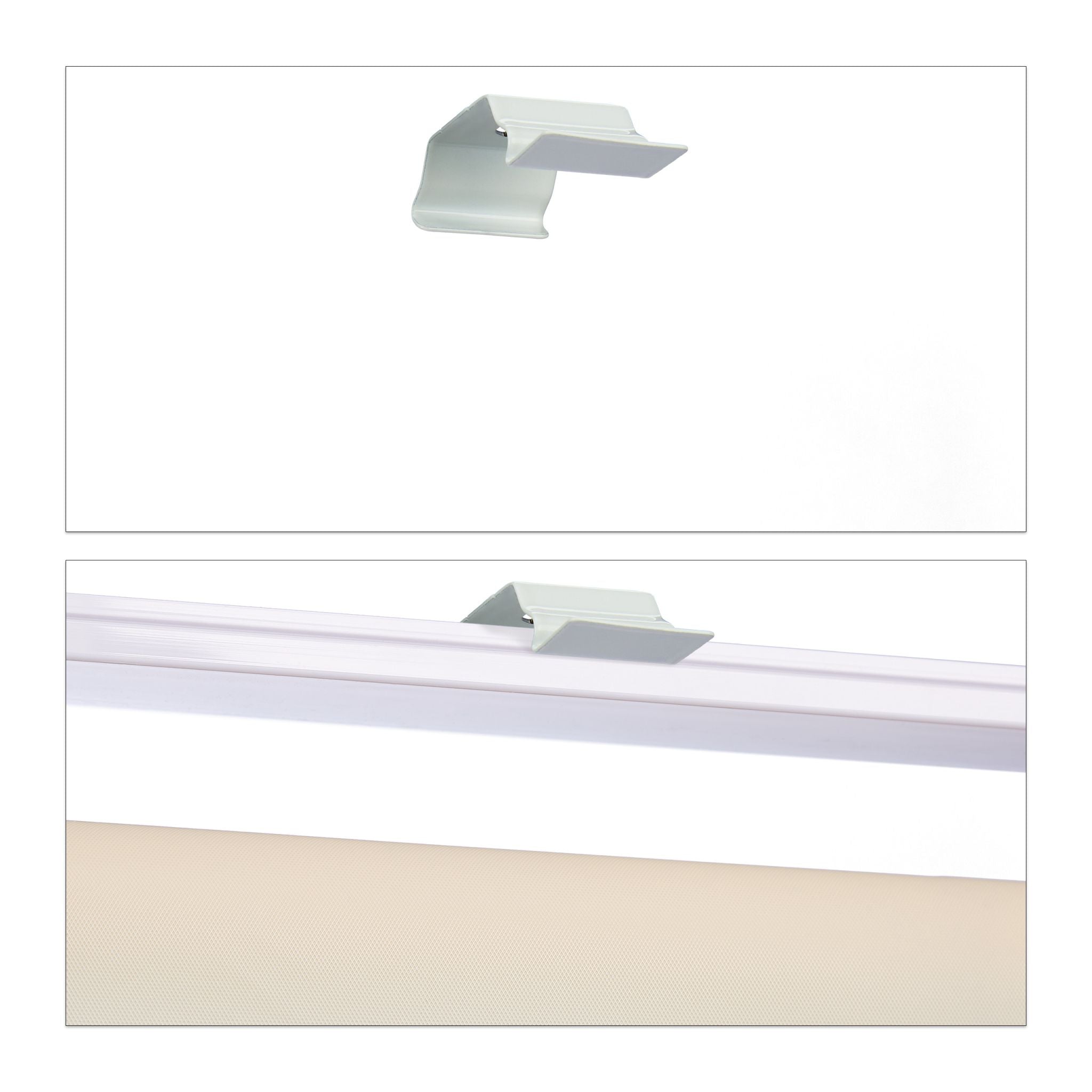 Duschrollo Beige von Relaxdays