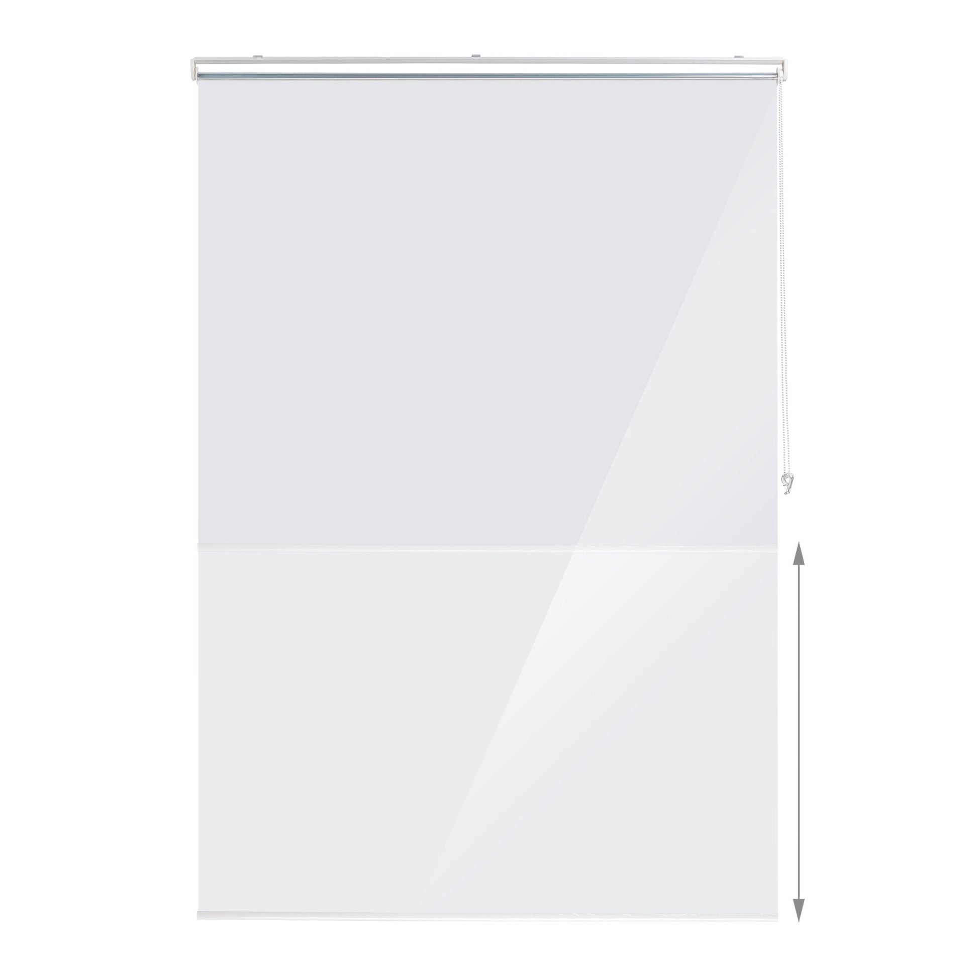 Duschrollo Transparent von Relaxdays