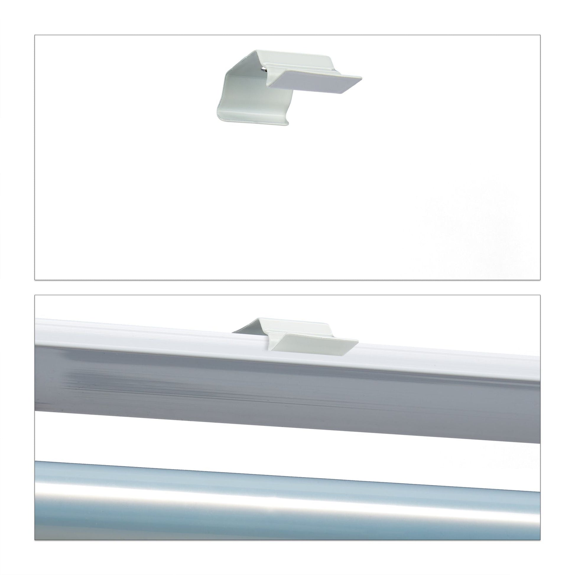 Duschrollo Transparent von Relaxdays