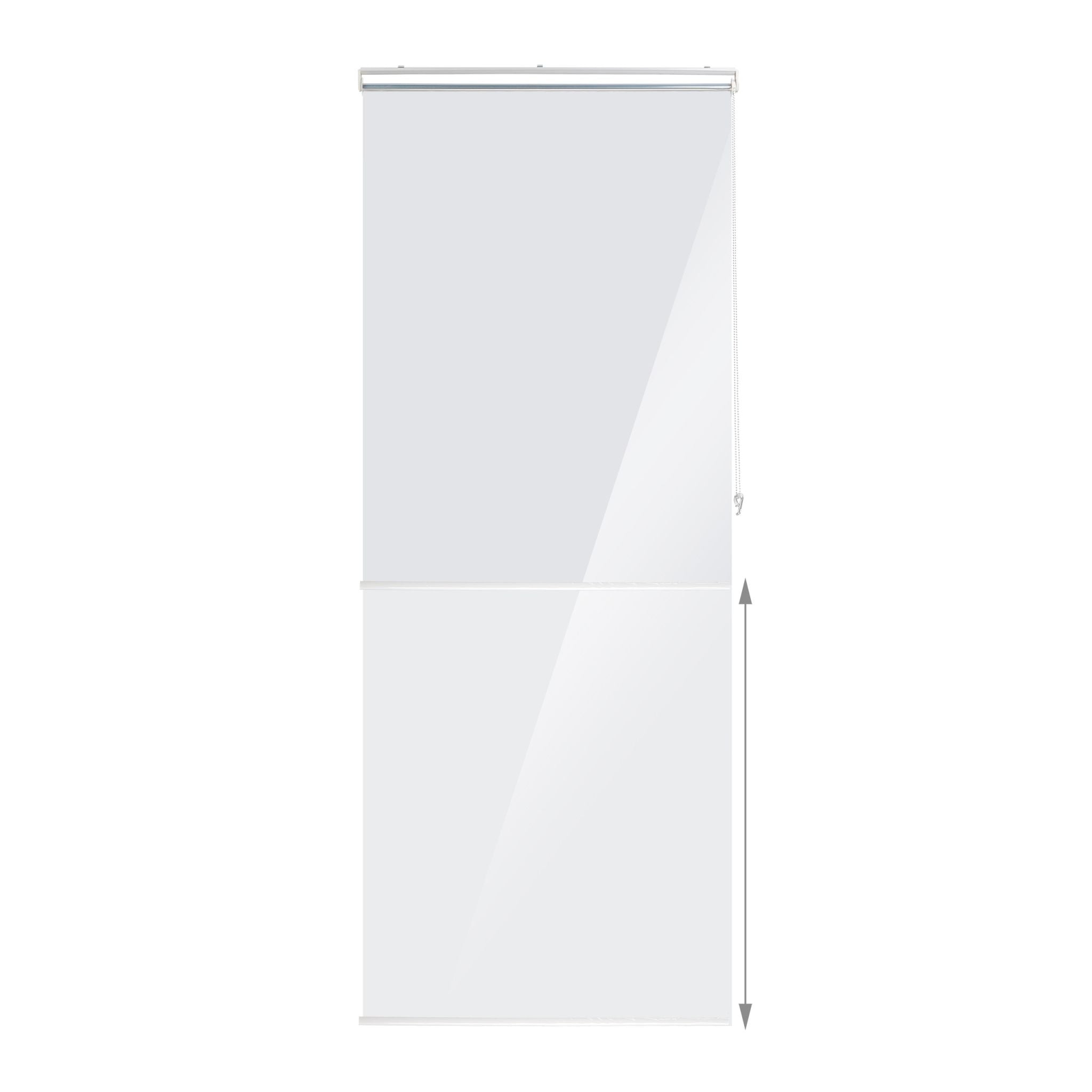 Duschrollo Transparent von Relaxdays