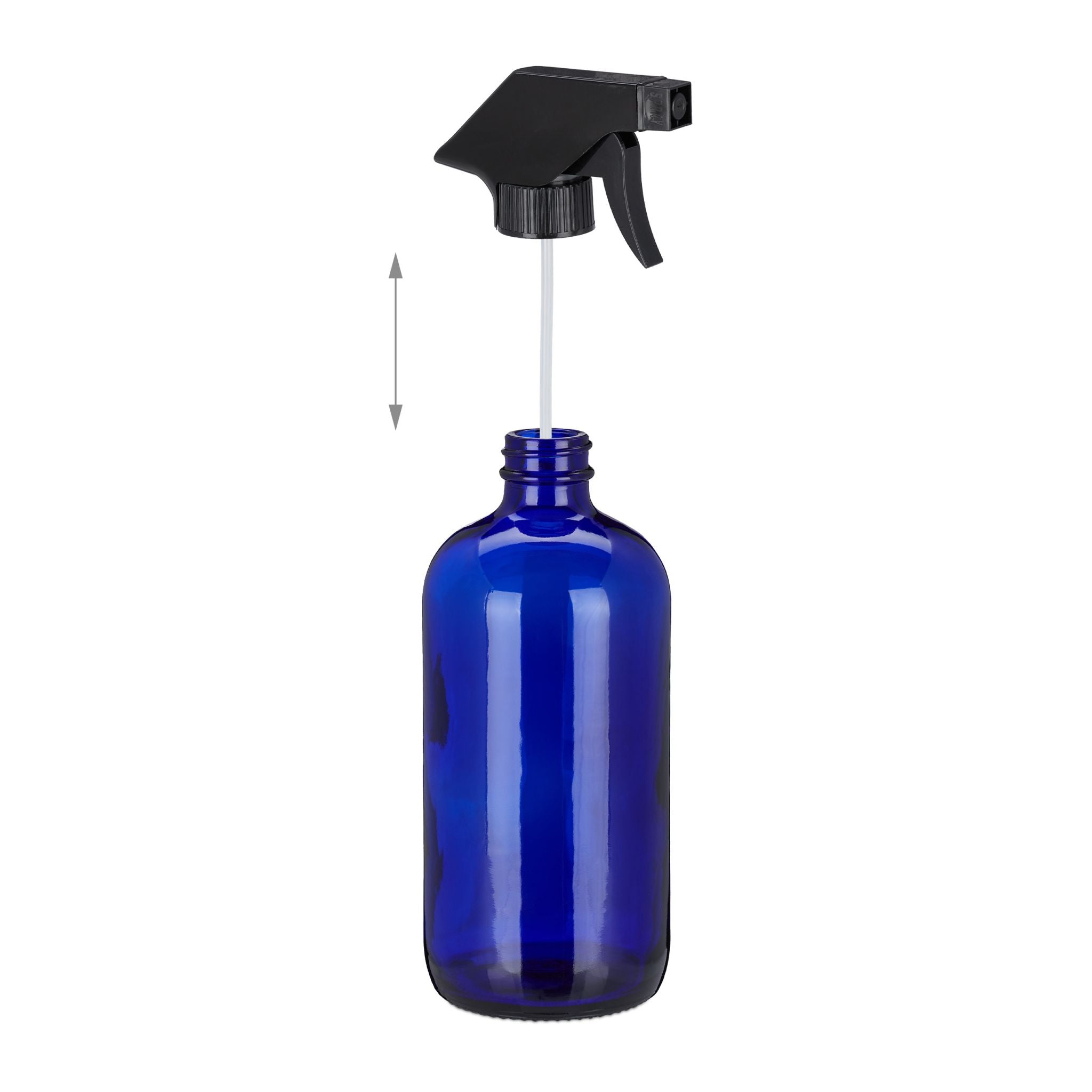 Sprühflasche Glas 2er-Set Blau Dunkelblau-Schwarz