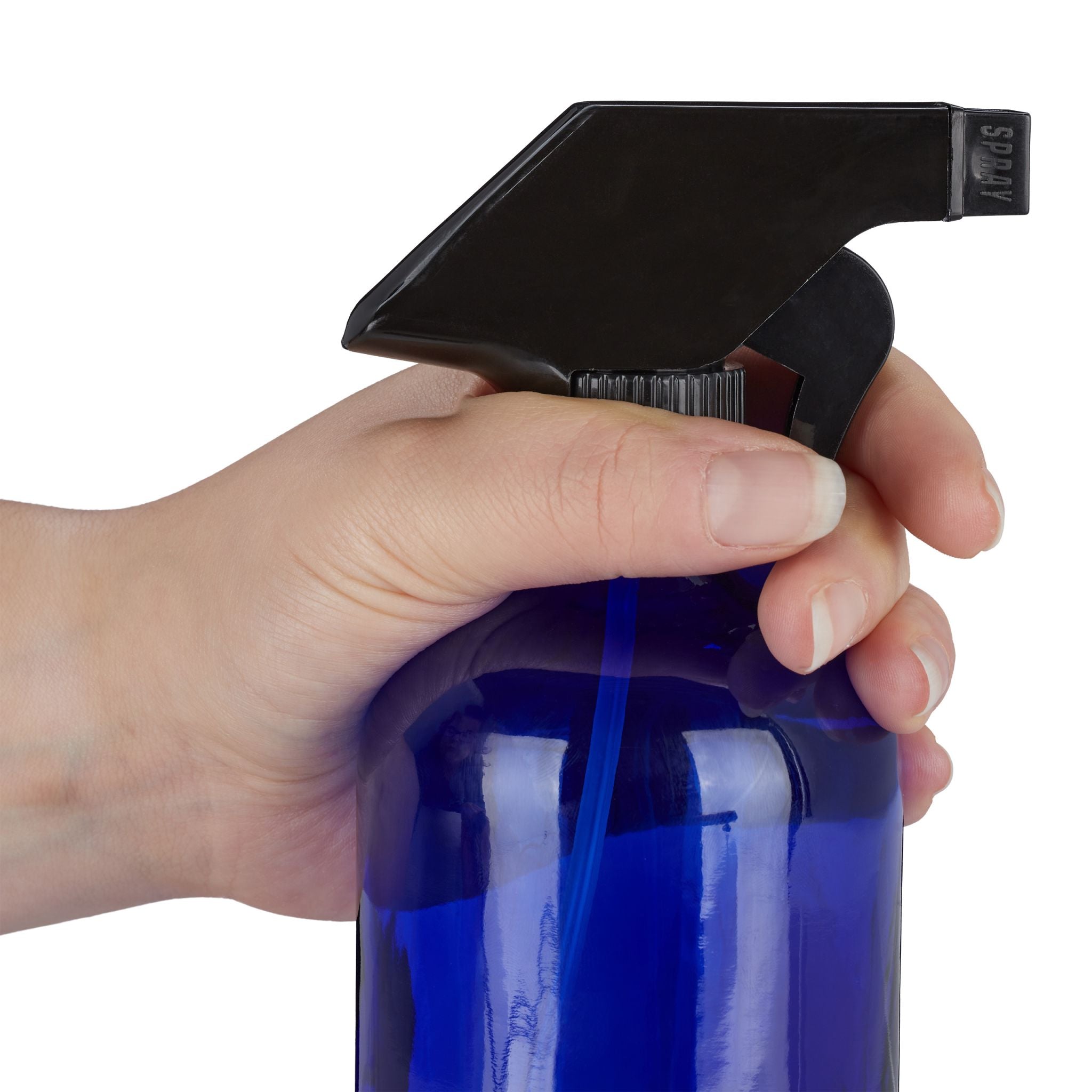 Sprühflasche Glas 2er-Set Blau Dunkelblau-Schwarz