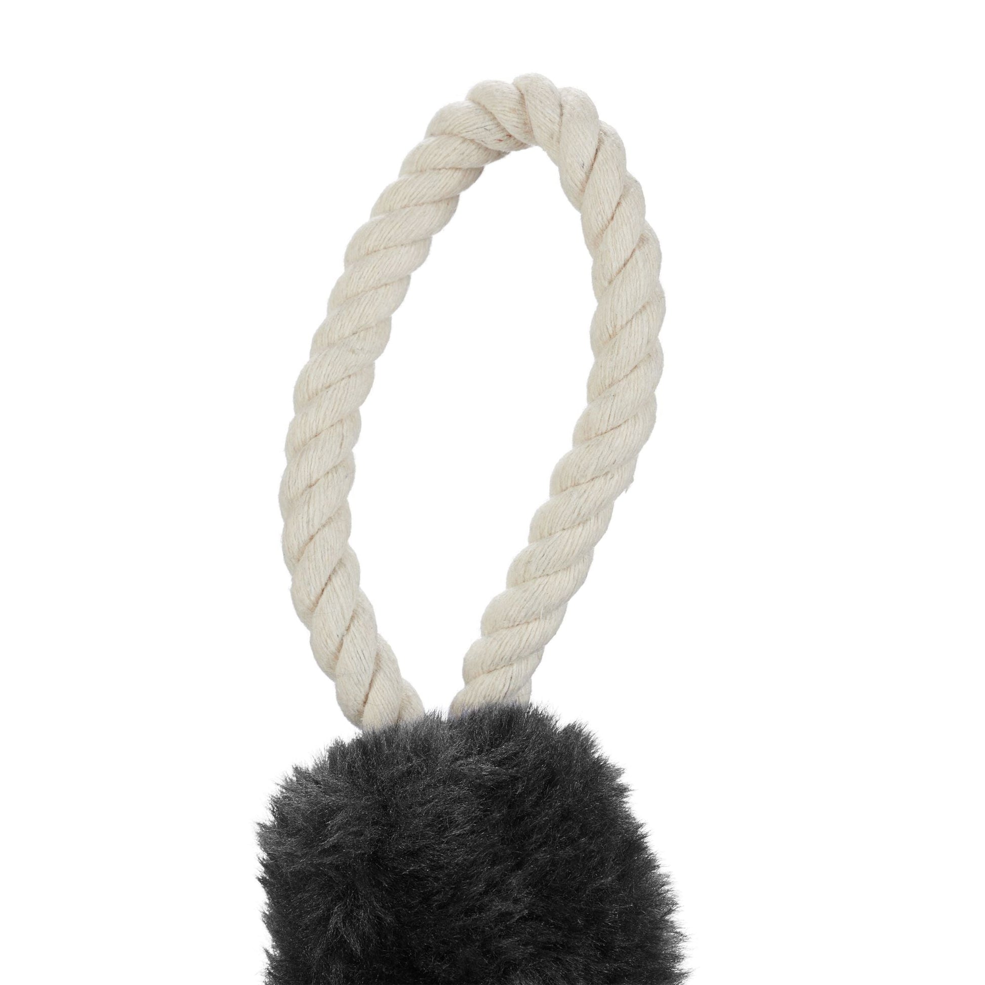 Türkordel Klemmschutz 2er-Set Beige-Schwarz von Relaxdays