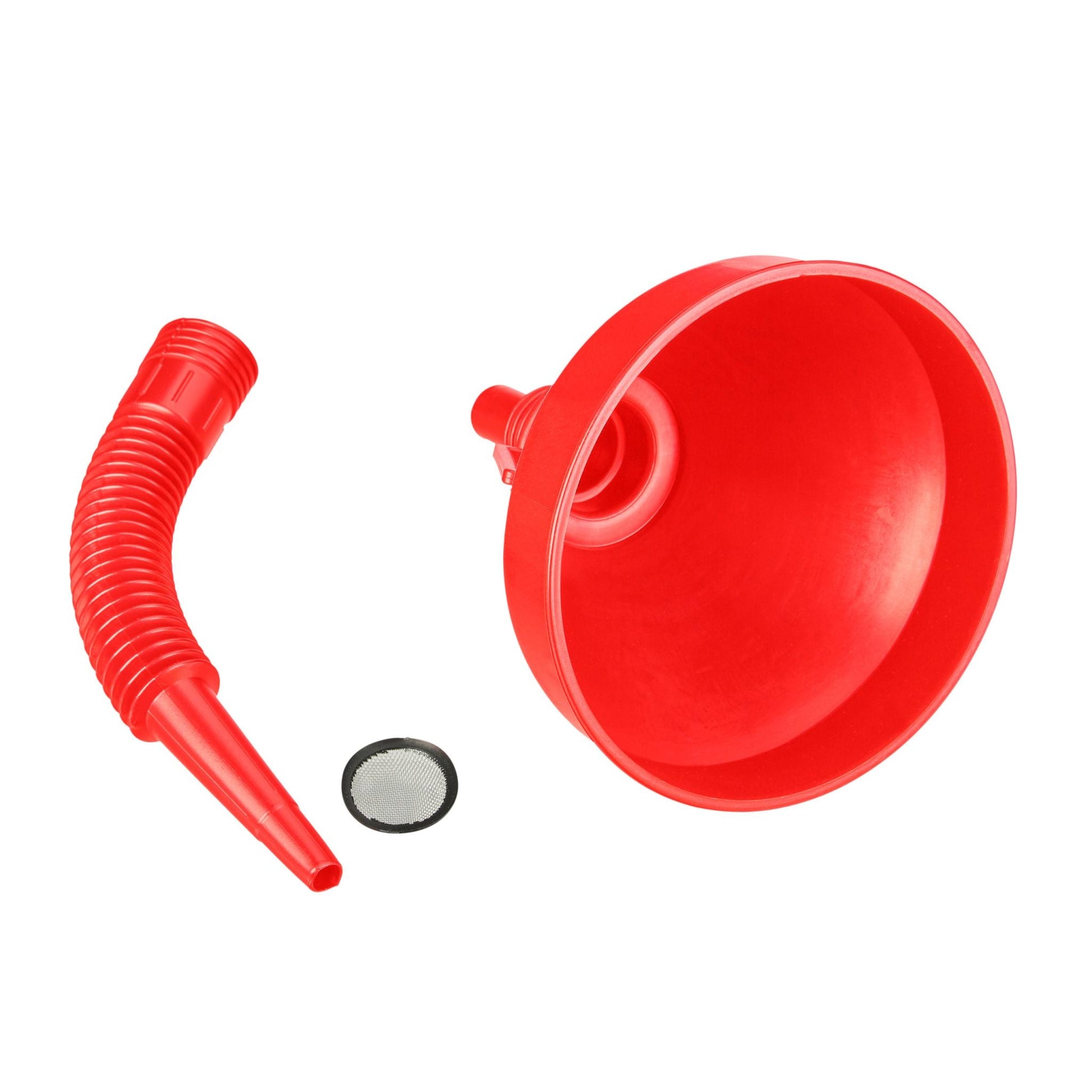 Trichter-Set mit Schlauch Rot von Relaxdays