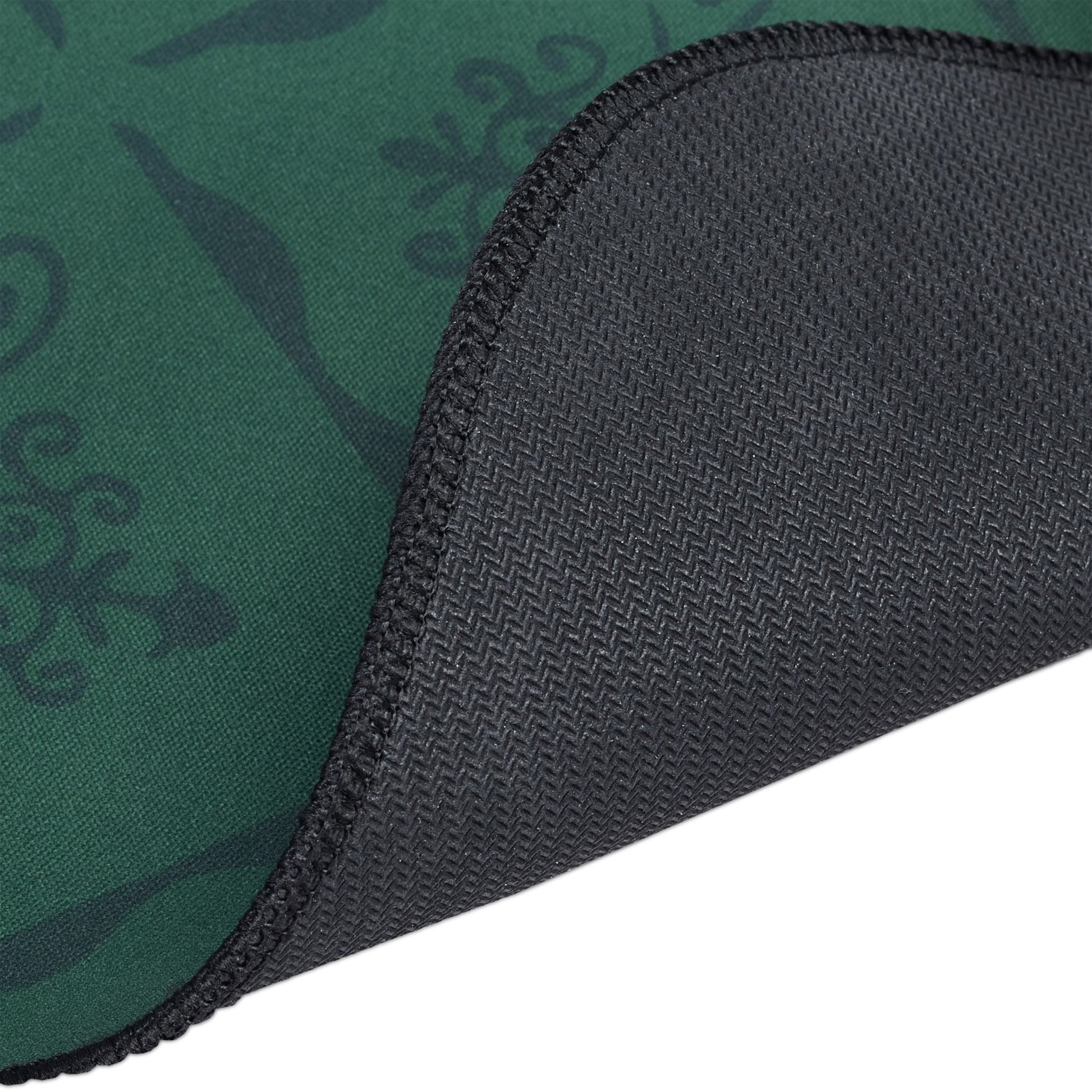 Pokermatte 100x60 Weiss-Dunkelgrün-Schwarz von Relaxdays