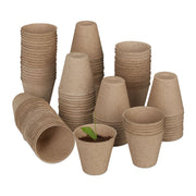 Anzuchttöpfe 120er-Set Beige von Relaxdays