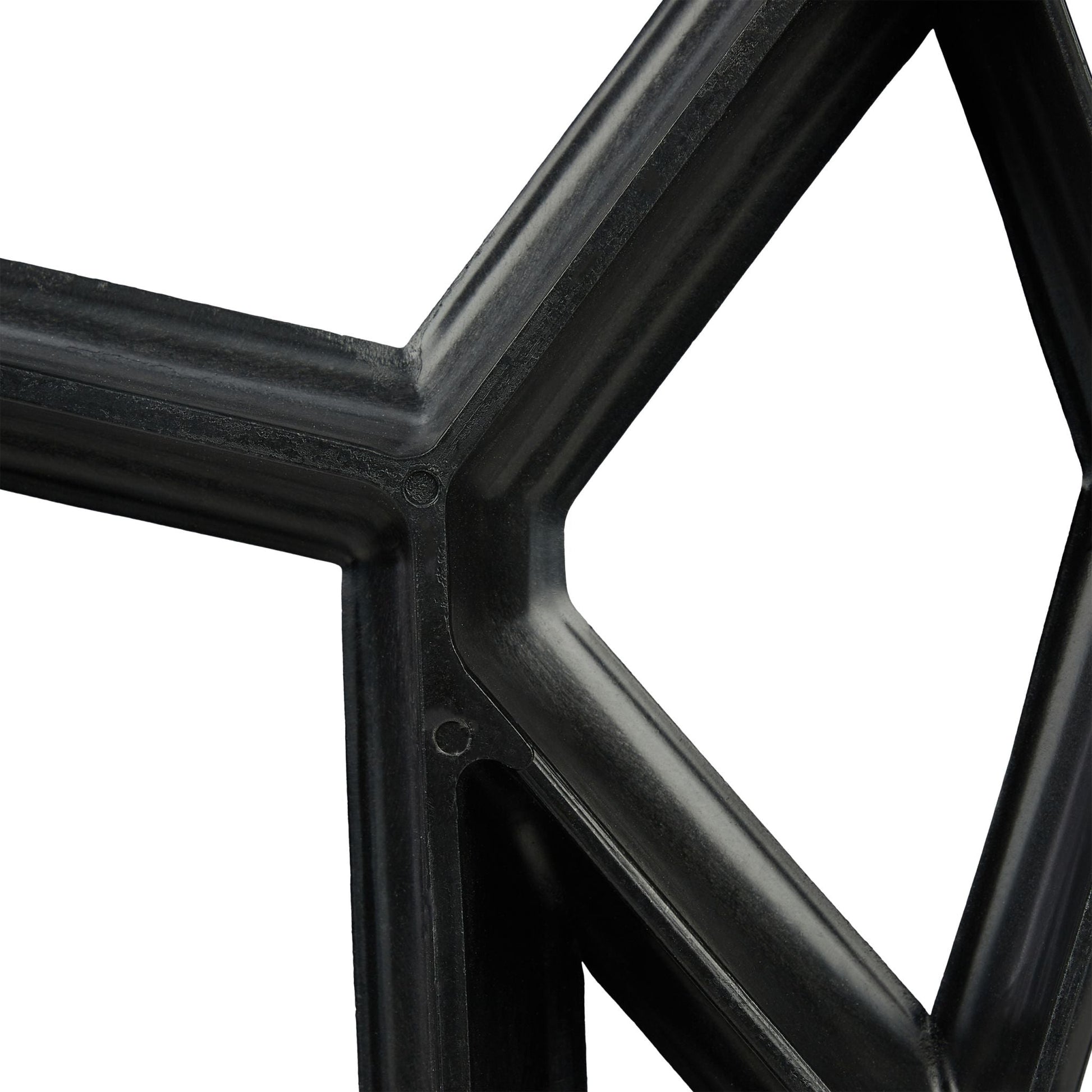 Pflasterform 9 Kammern 42 x 42cm Schwarz von Relaxdays