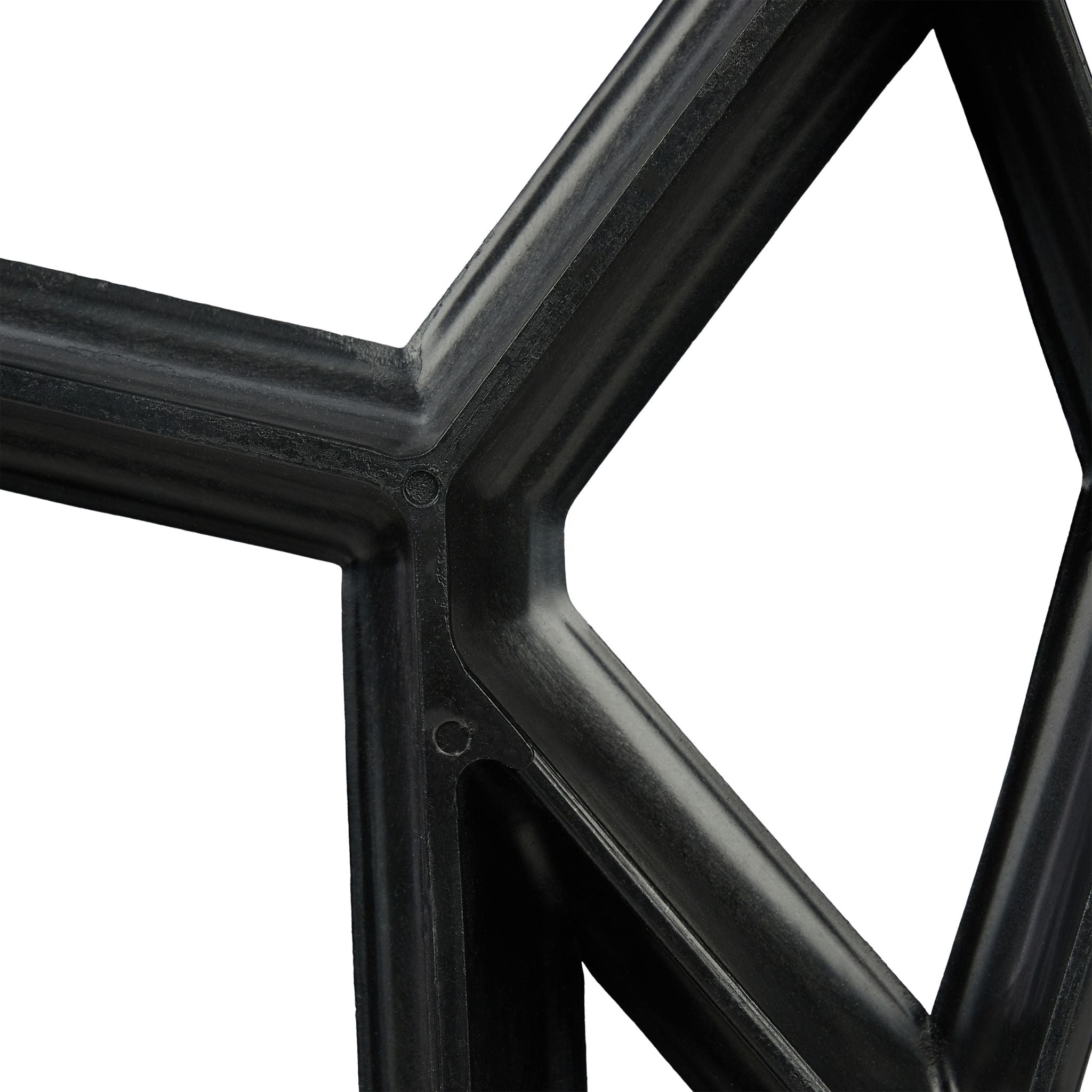 Pflasterform 9 Kammern 42 x 42cm Schwarz von Relaxdays