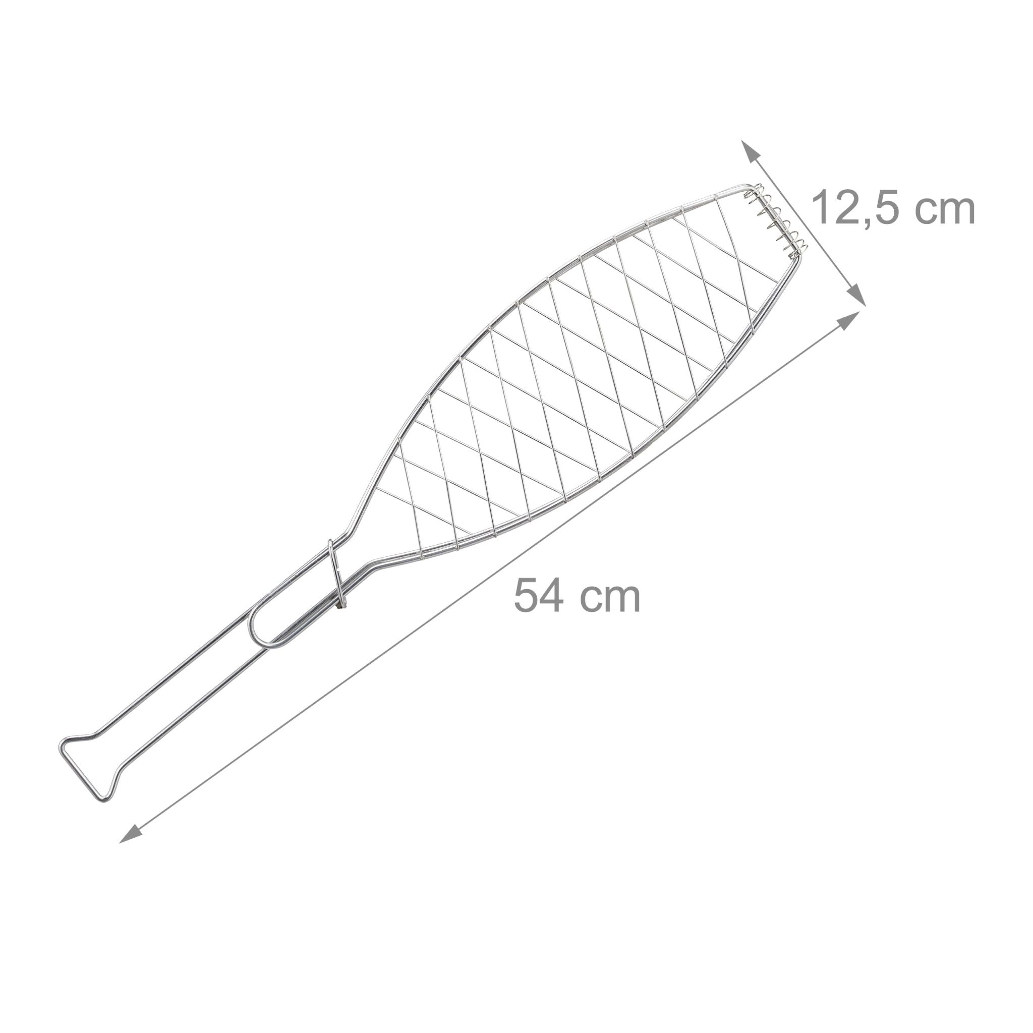 Fischbräter 3er-Set Silber von Relaxdays