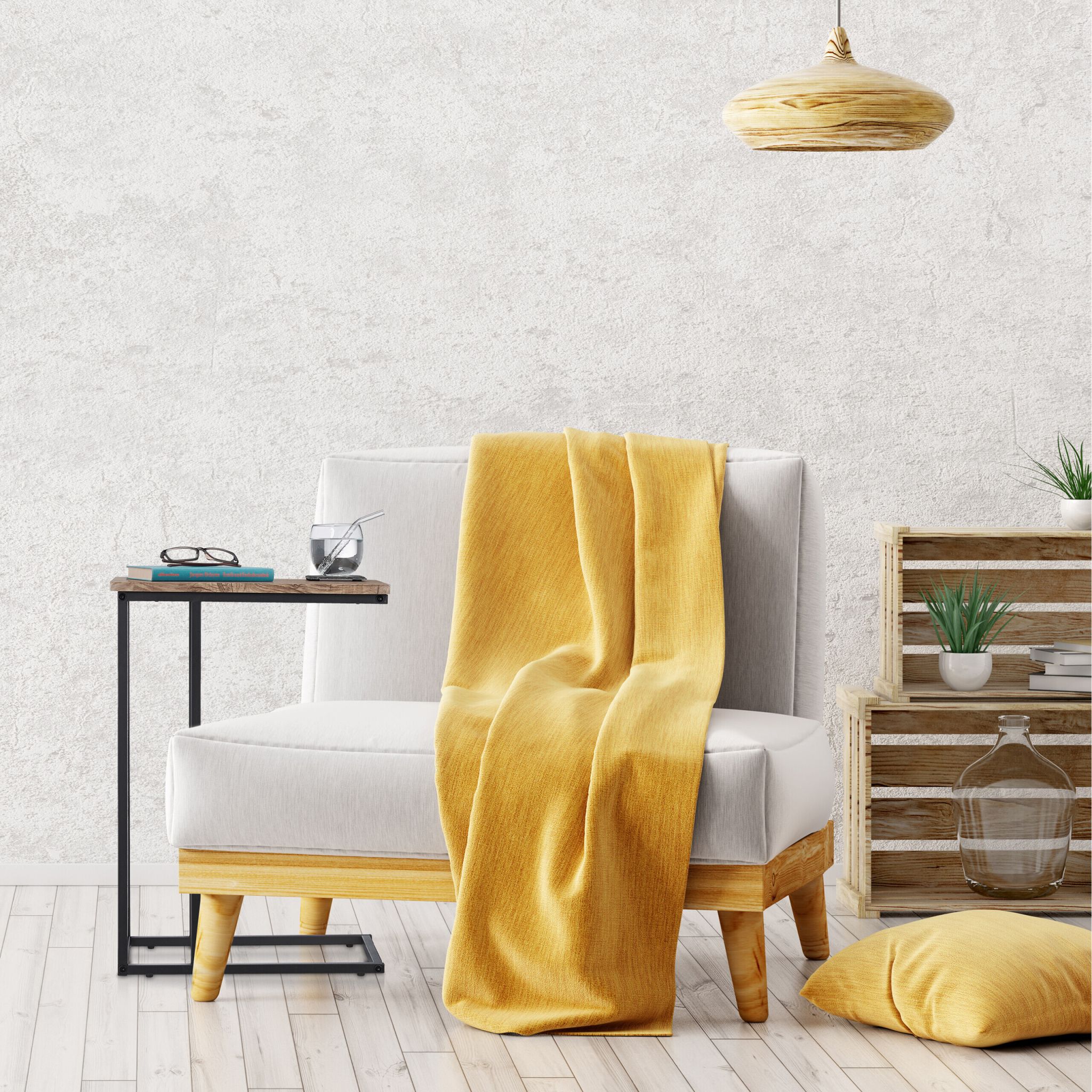 Beistelltisch Industrial Schwarz-Grau von Relaxdays