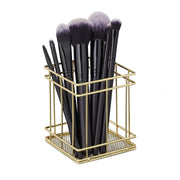 Stiftehalter eckig Gold von Relaxdays
