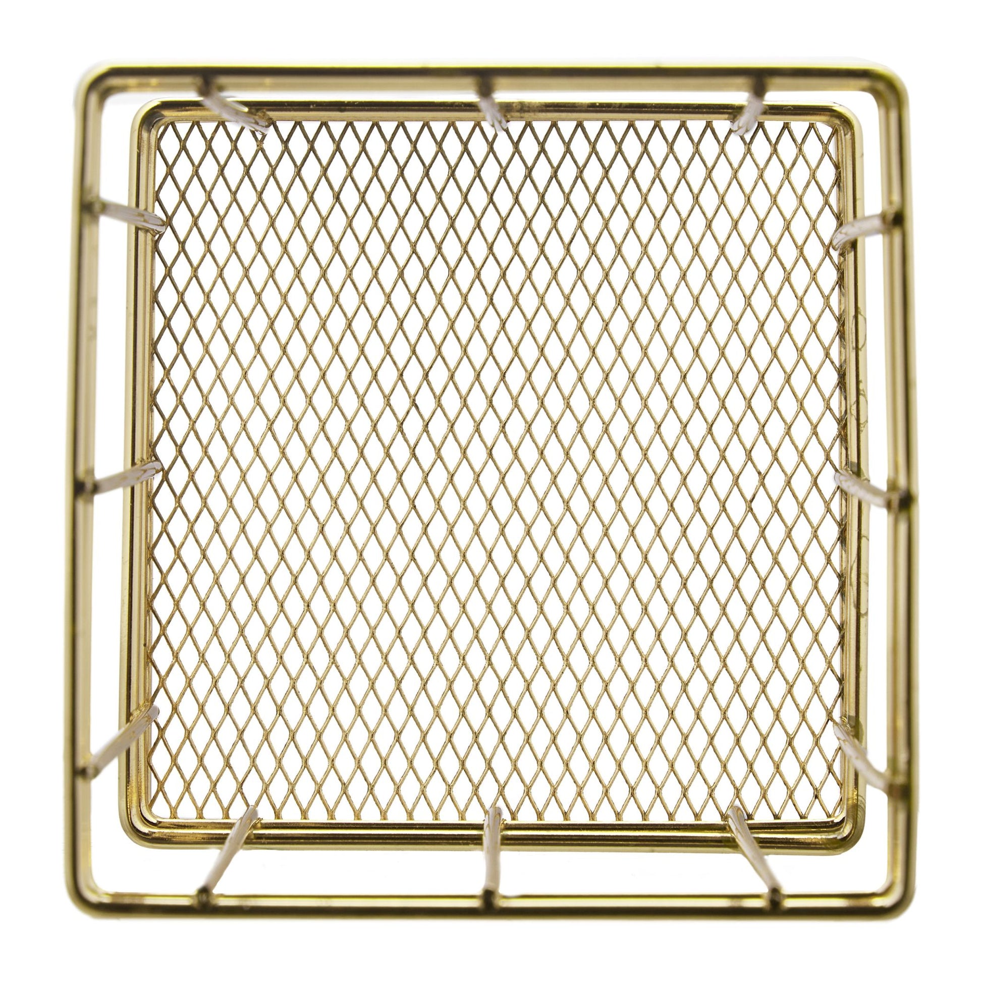 Stiftehalter eckig Gold von Relaxdays