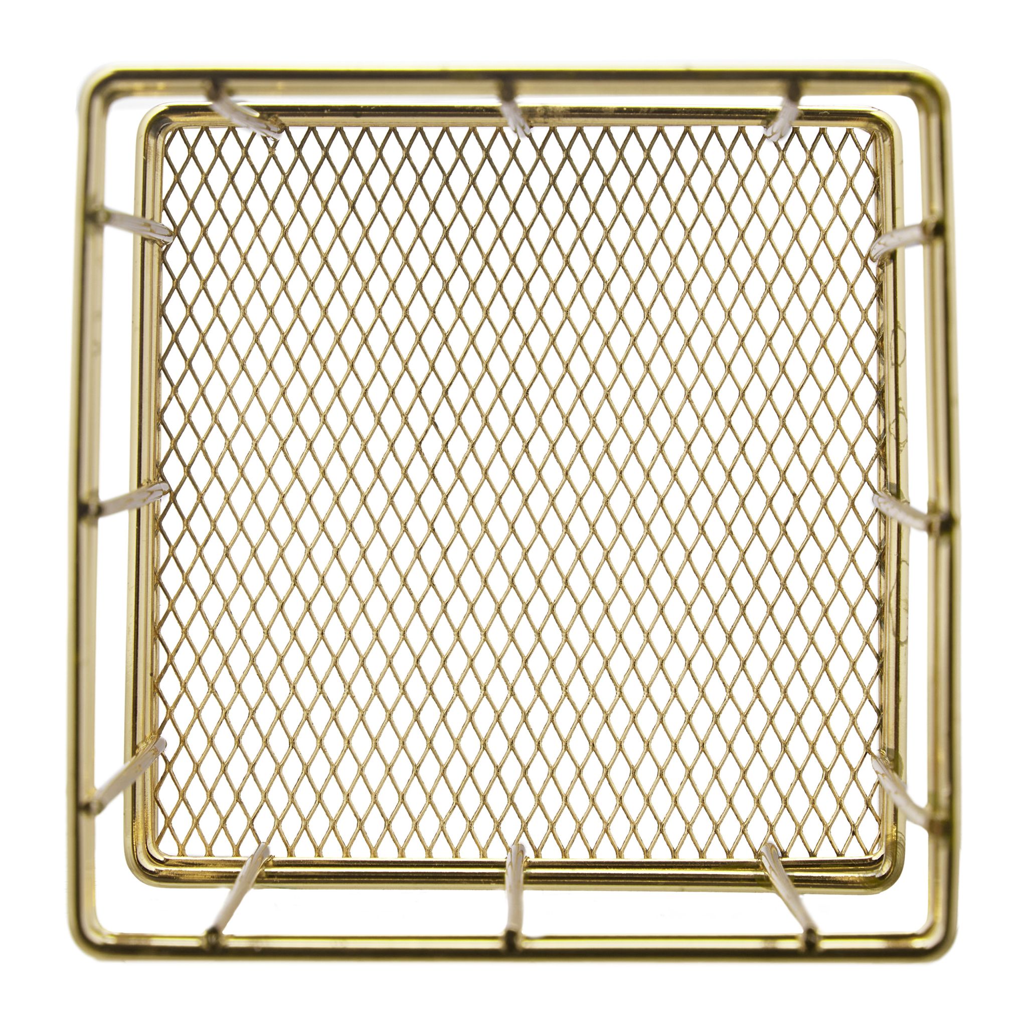 Stiftehalter eckig Gold von Relaxdays