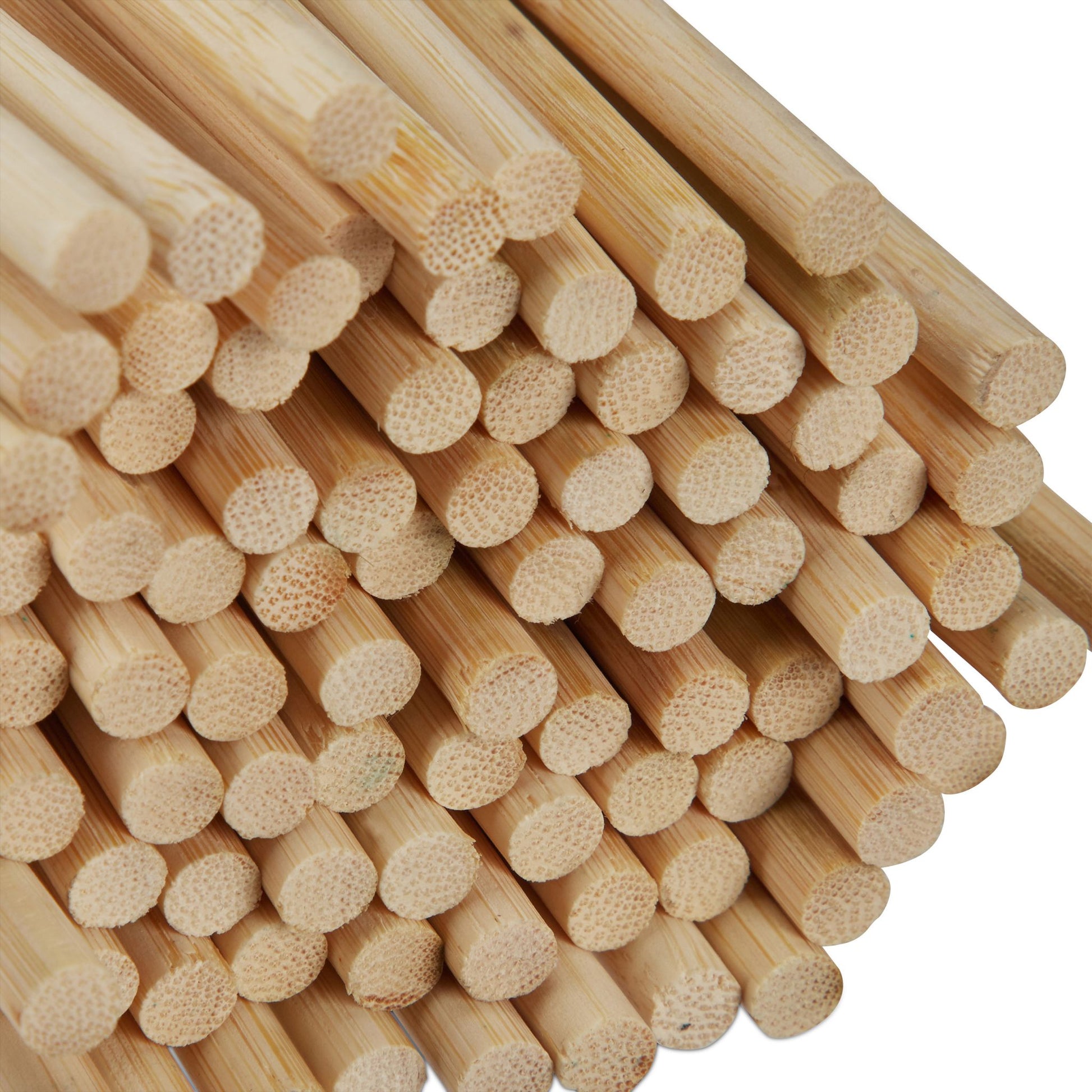 Stockbrot Spiesse 100er-Set extra lang Hellbraun von Relaxdays
