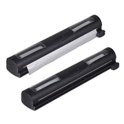 Folienschneider 2er-Set schwarz Schwarz von Relaxdays