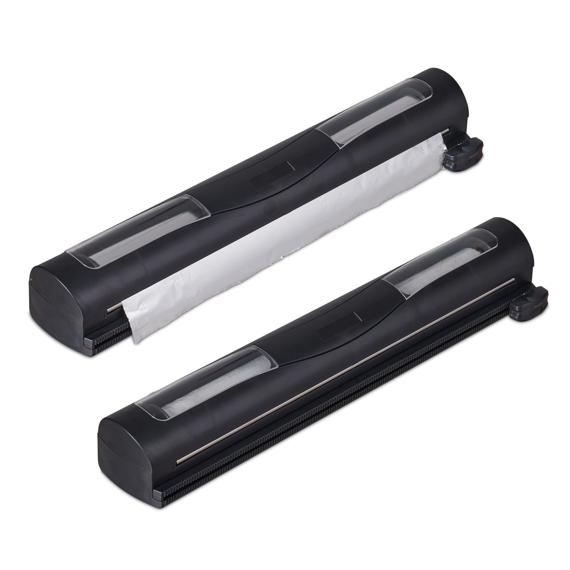 Folienschneider 2er-Set schwarz Schwarz von Relaxdays
