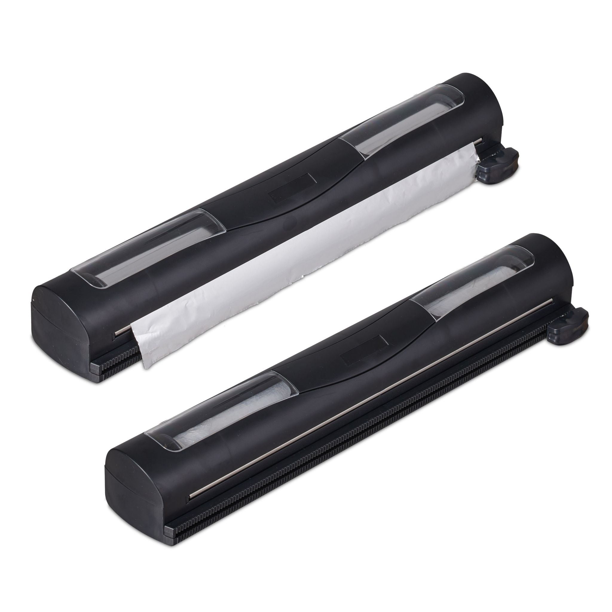 Folienschneider 2er-Set schwarz Schwarz von Relaxdays