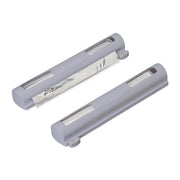 Folienschneider 2er-Set grau Grau von Relaxdays