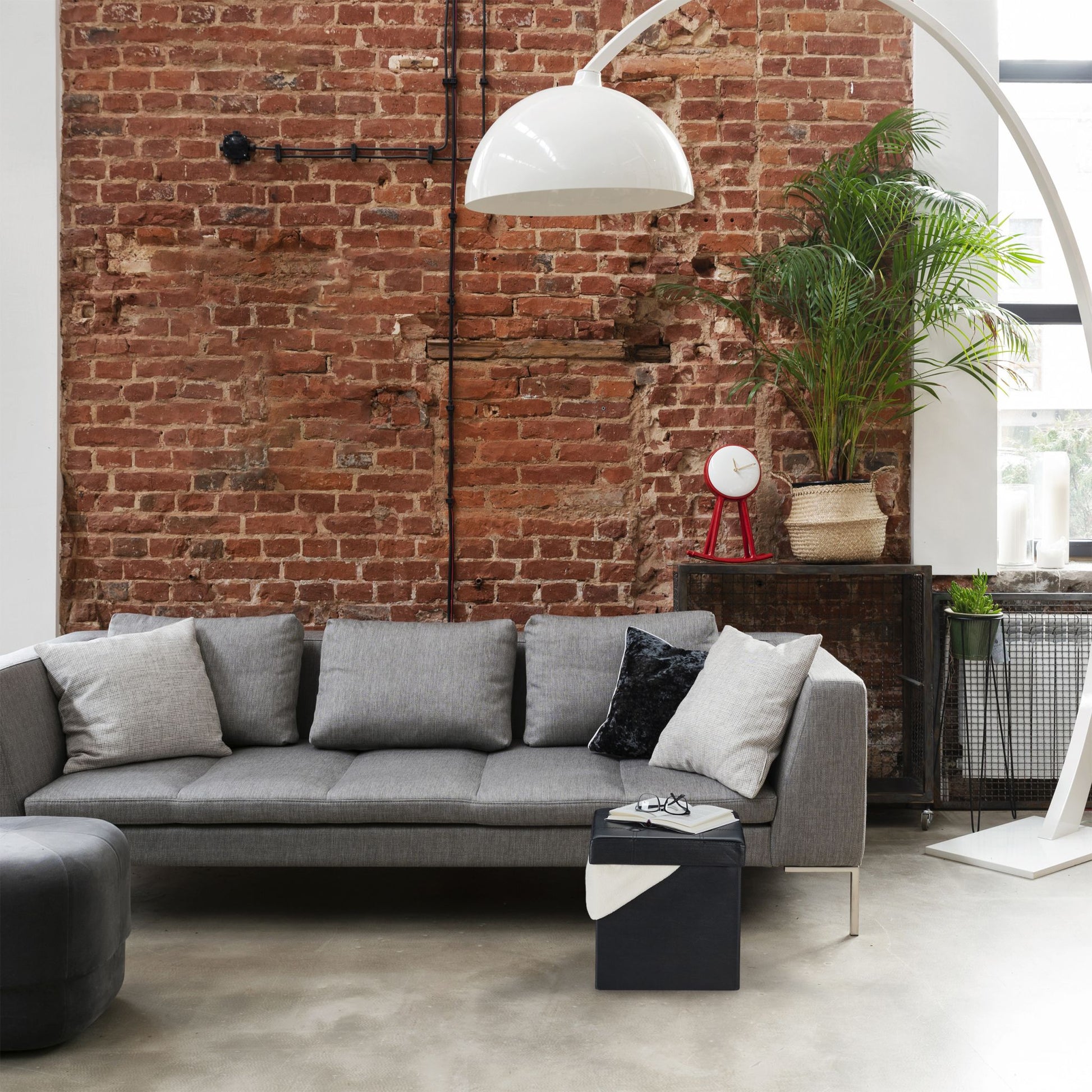 Kunstleder Sitzhocker mit Stauraum Weiss von Relaxdays