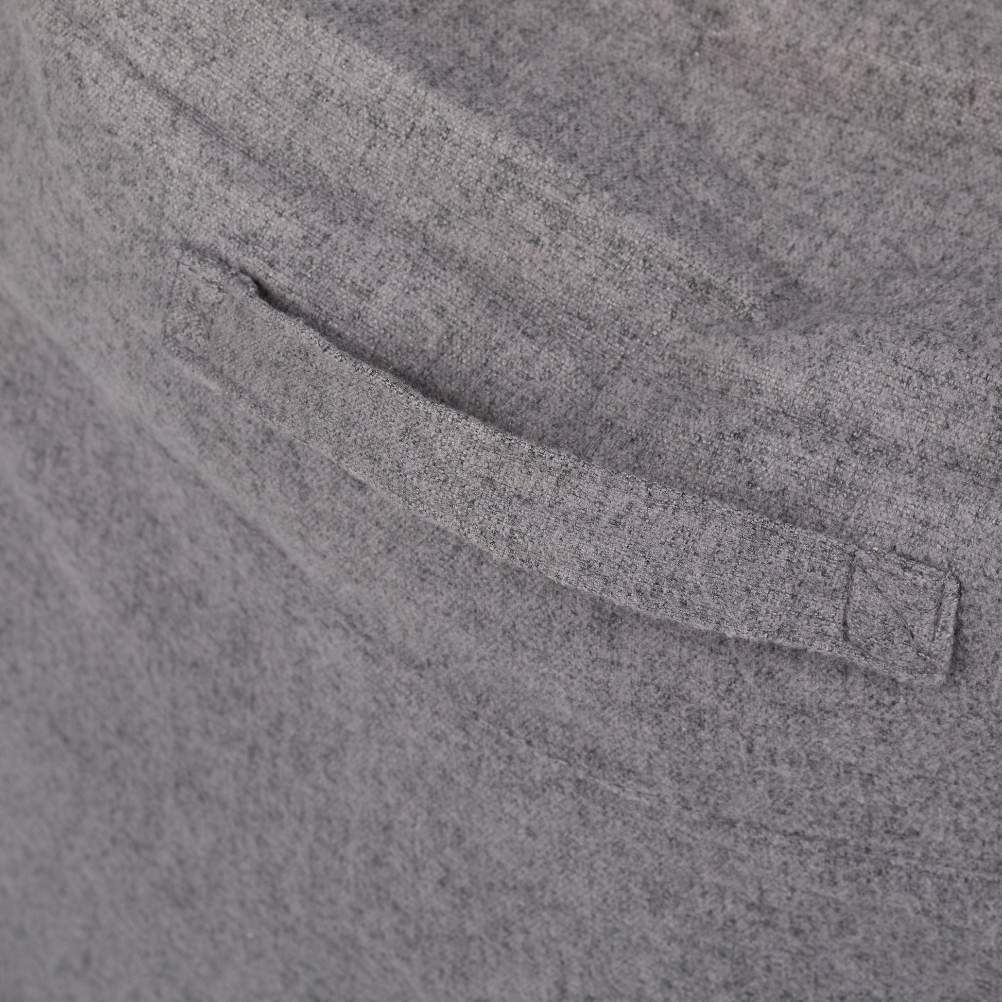 Sitzsack mit Lehne Grau von Relaxdays