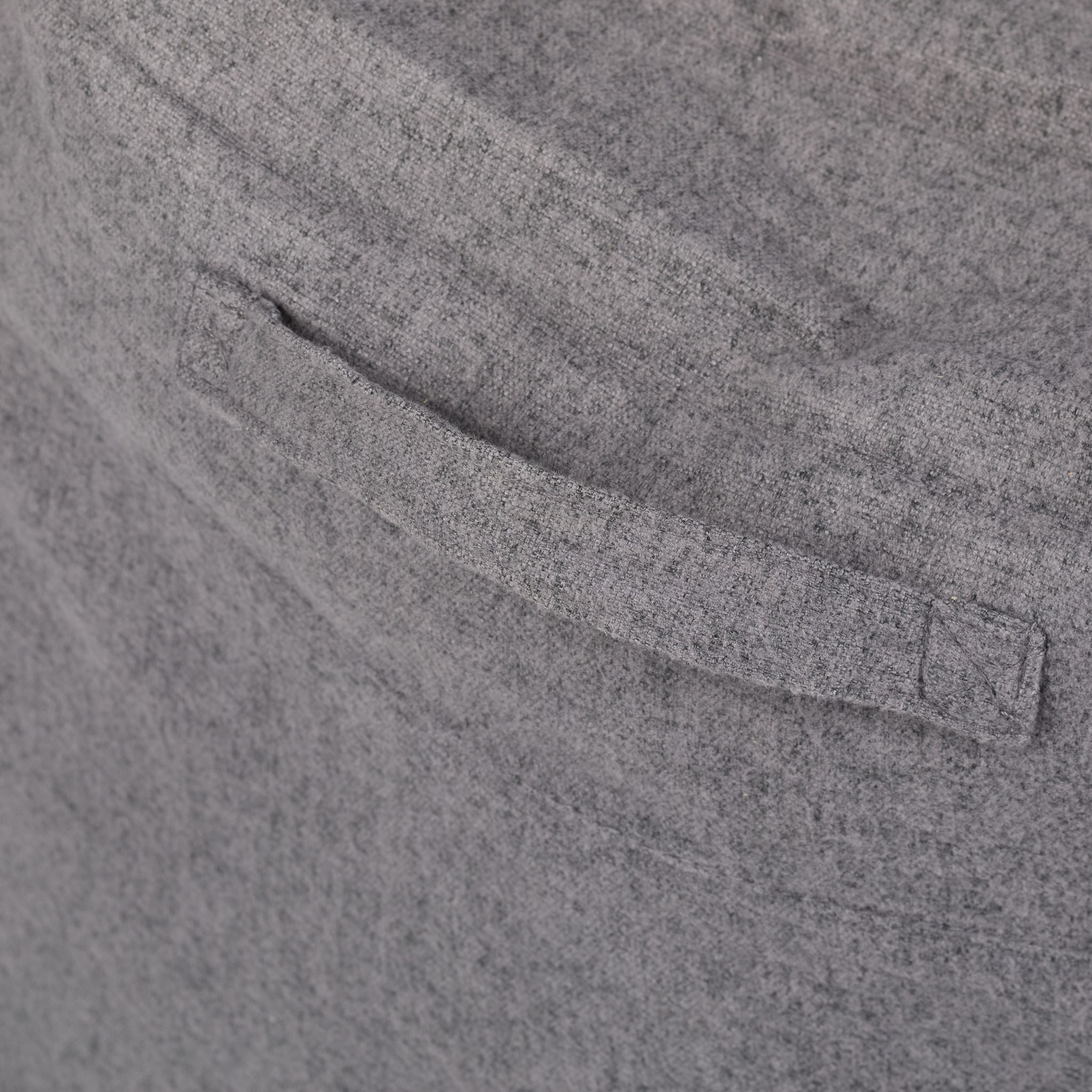 Sitzsack mit Lehne Grau von Relaxdays