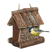 Vogelfutterhaus Rinde Braun von guteszeug.ch