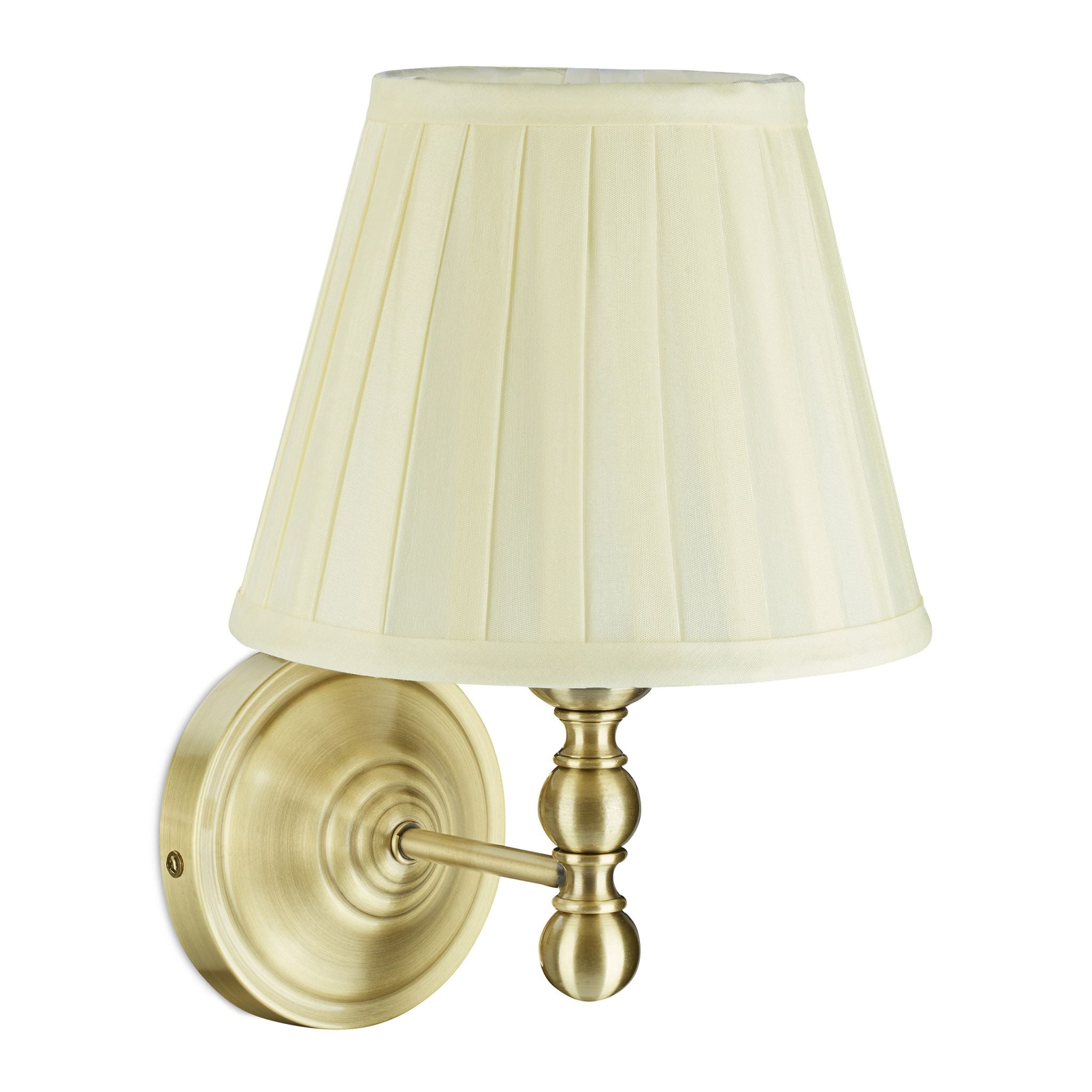Antike Wandlampe Creme-Kupfer von Relaxdays