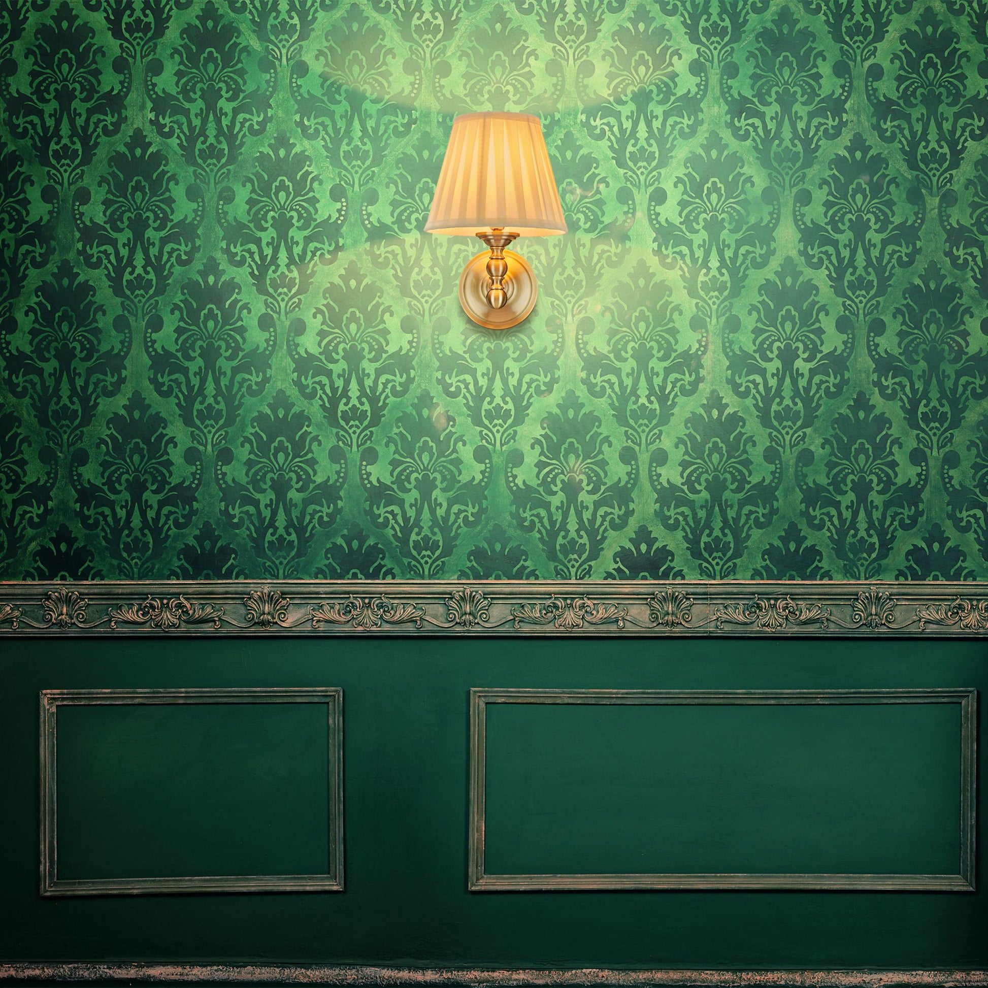 Antike Wandlampe Creme-Kupfer von Relaxdays