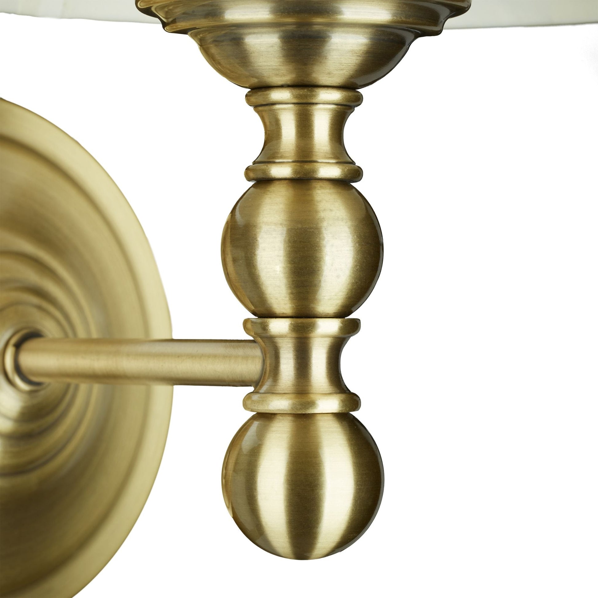 Antike Wandlampe Creme-Kupfer von Relaxdays