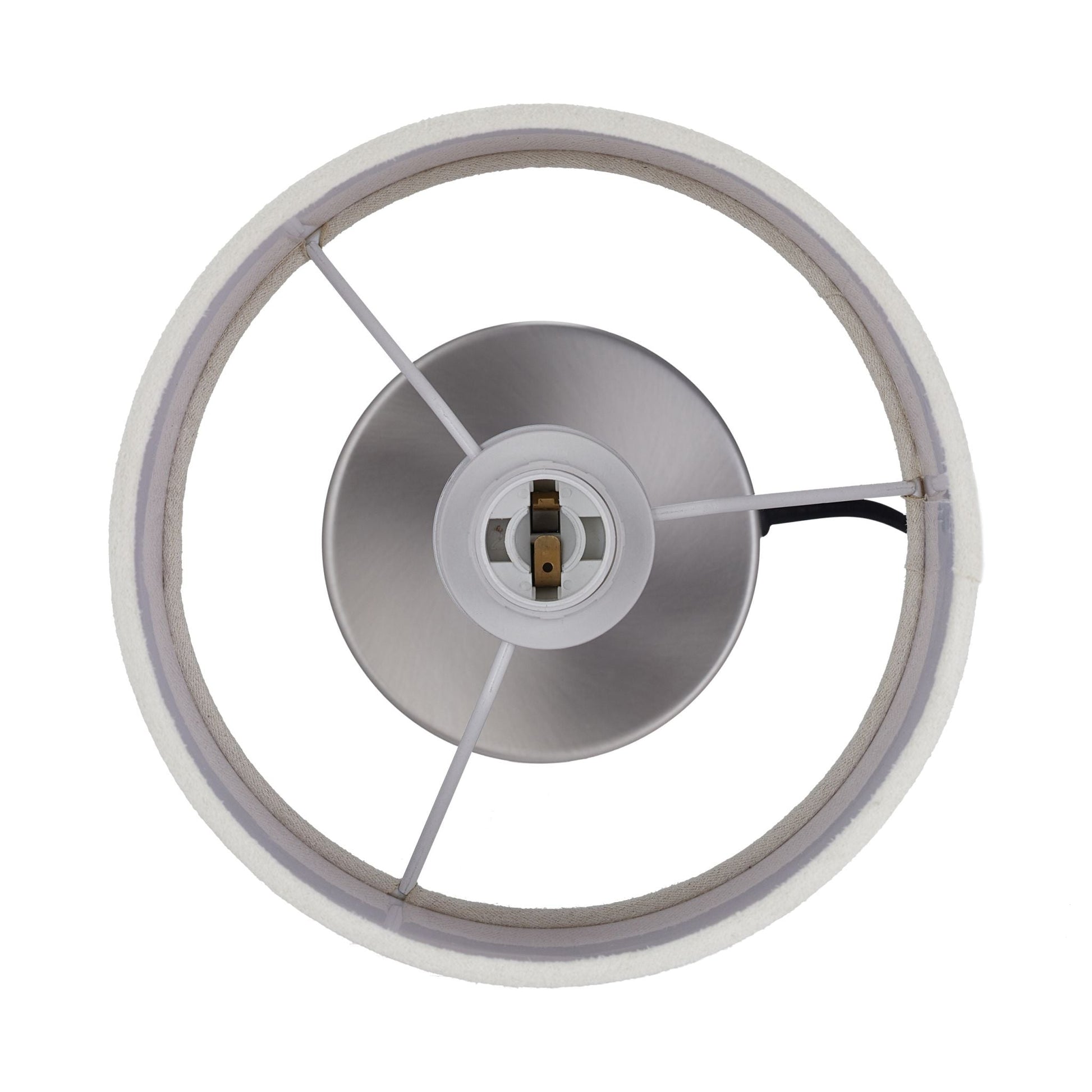 Nachttischlampe Touch Funktion Weiss-Silber von Relaxdays