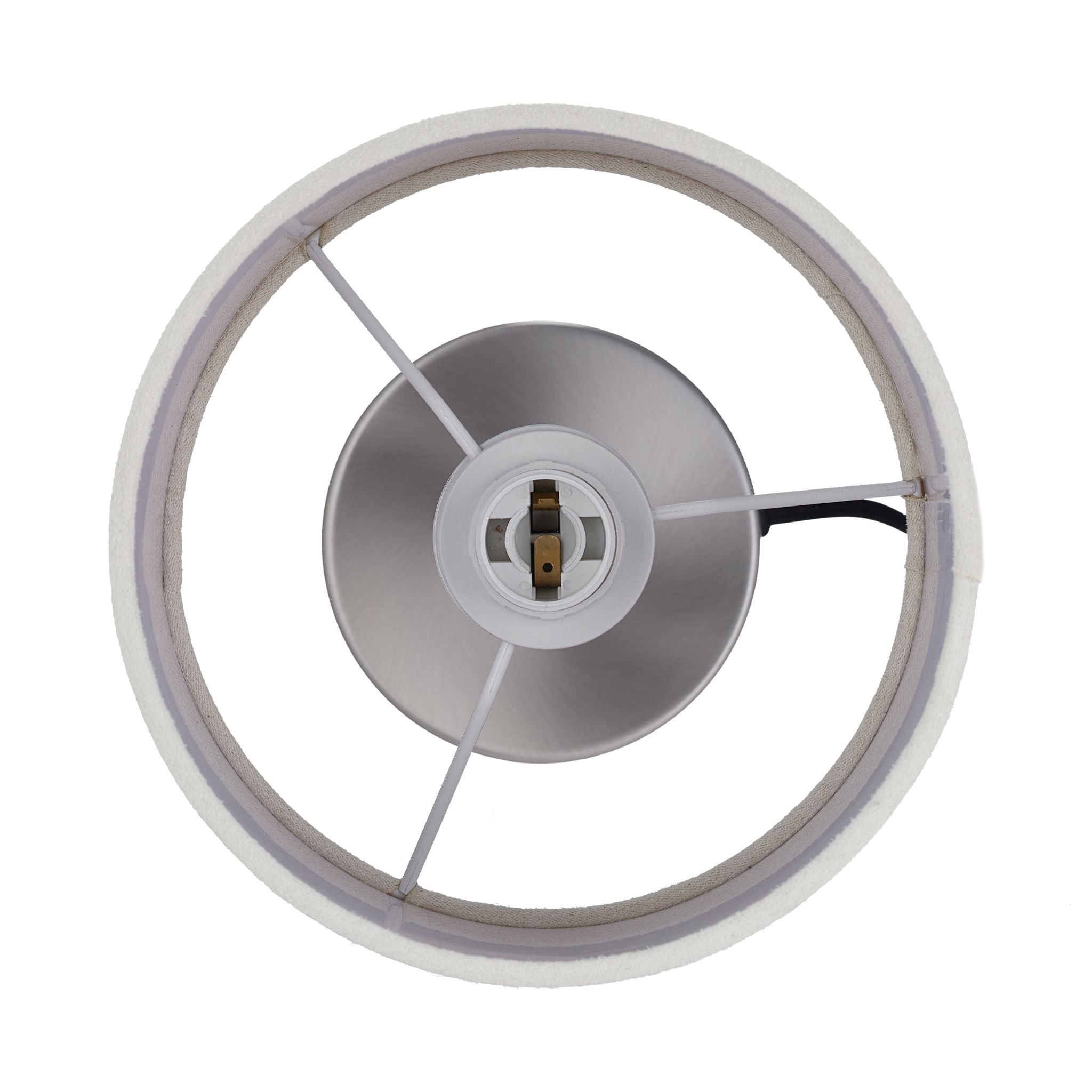 Nachttischlampe Touch Funktion Weiss-Silber von Relaxdays
