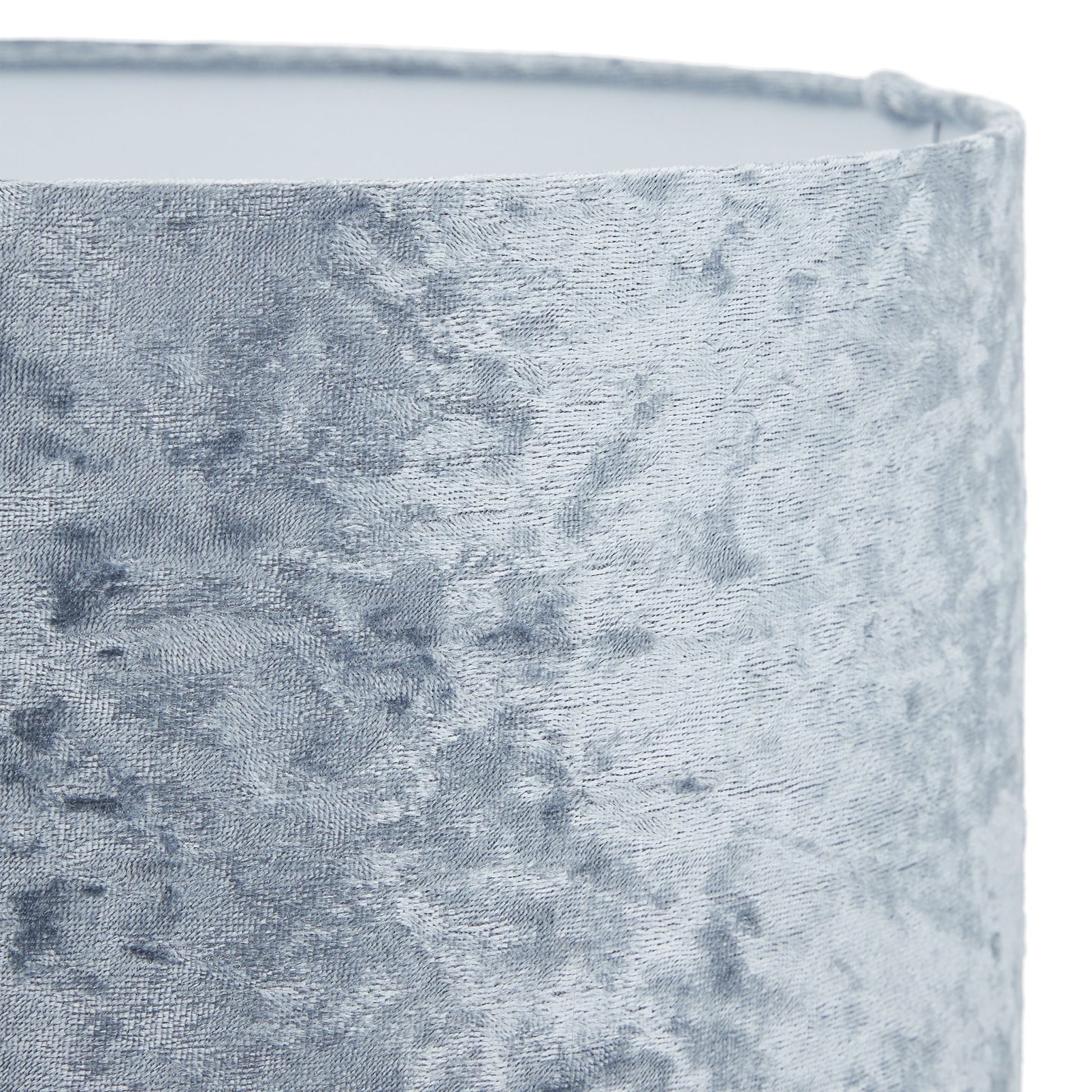 Tischleuchte mit Samtschirm Silber-Transparent-Grau von Relaxdays