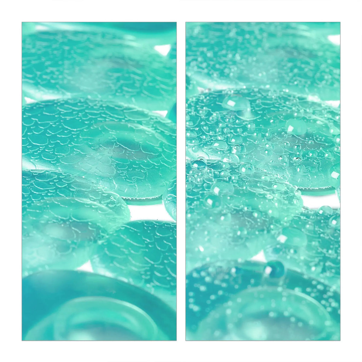 Badewannenmatte Steinoptik Türkis von Relaxdays