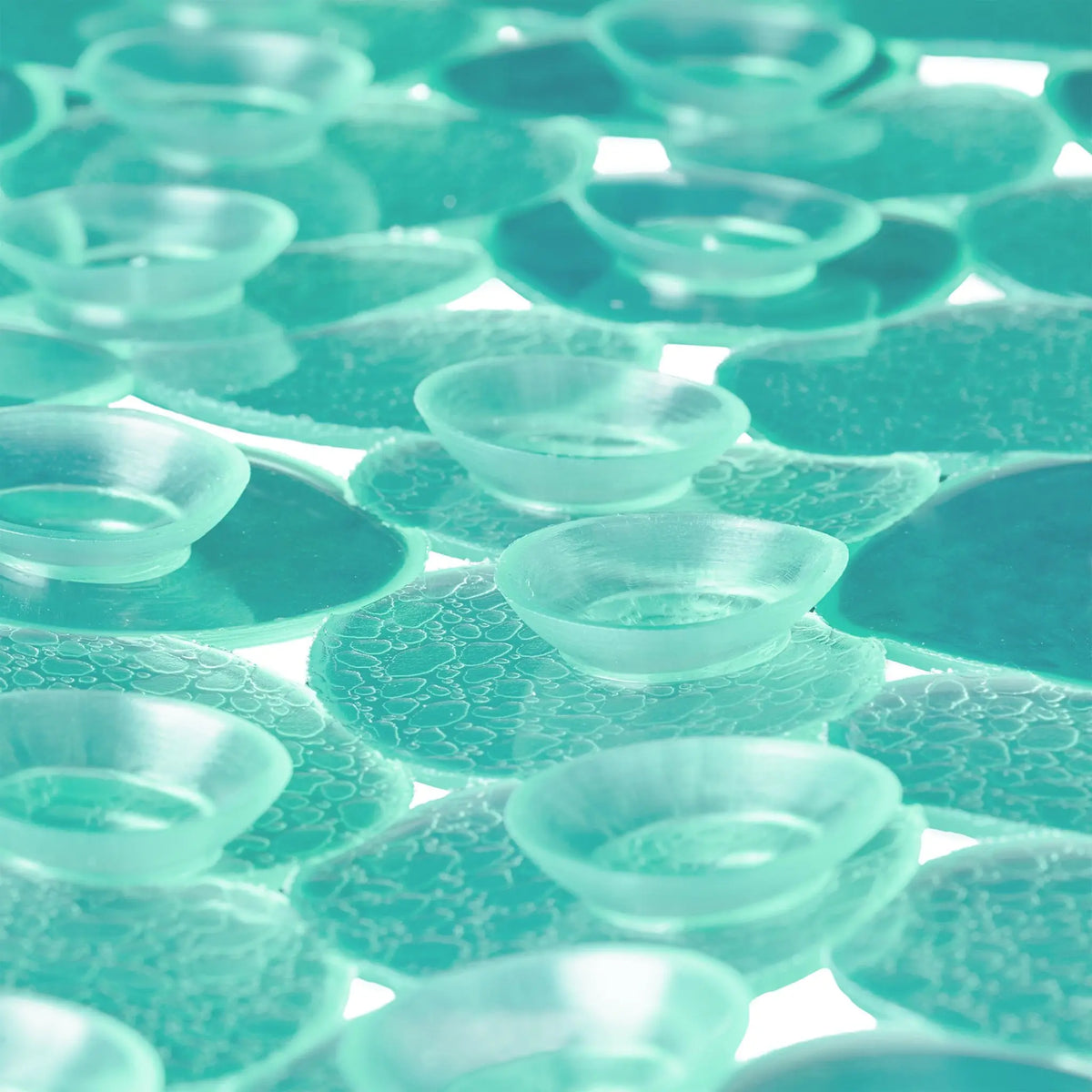 Badewannenmatte Steinoptik Türkis von Relaxdays