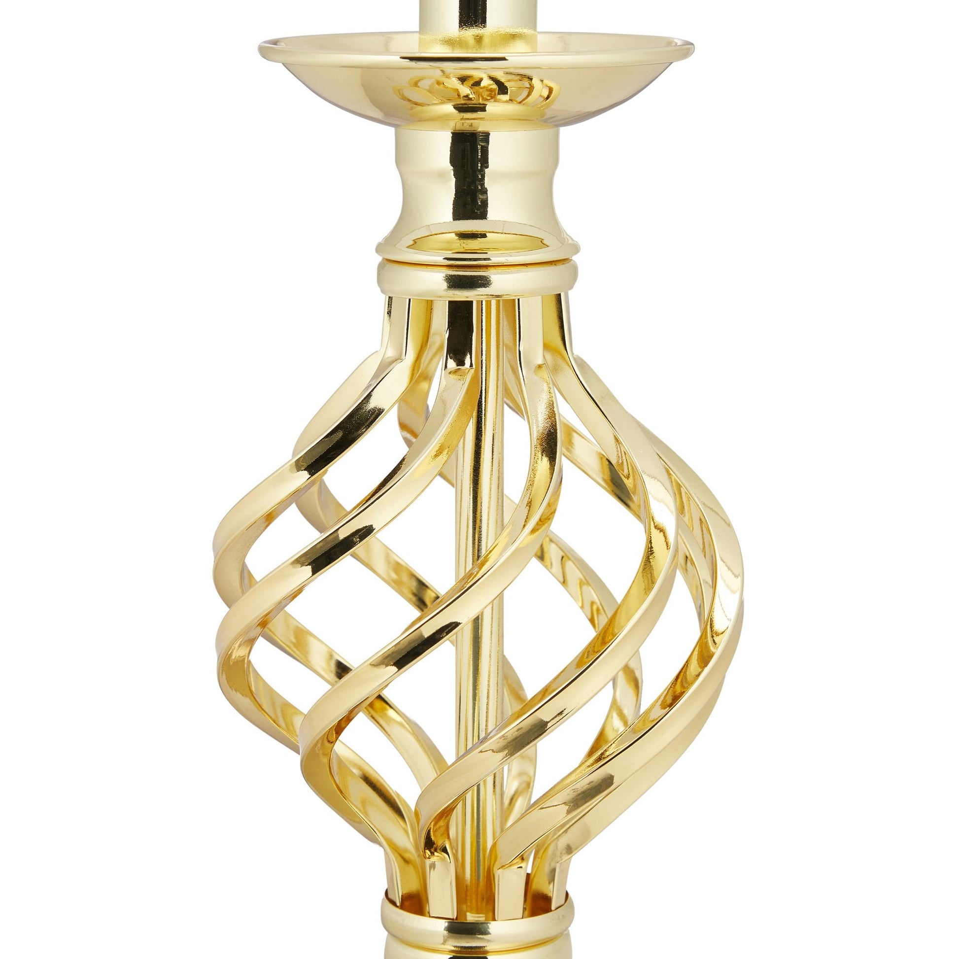Tischlampe modern dimmbar Weiss-Gold von Relaxdays