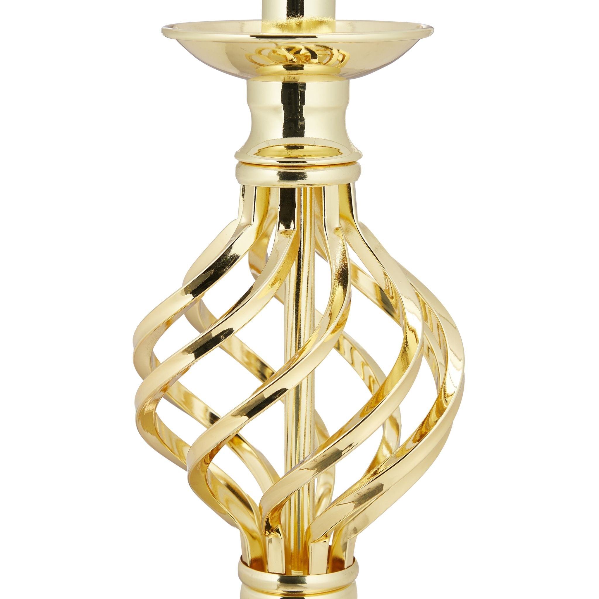 Tischlampe modern dimmbar Weiss-Gold von Relaxdays