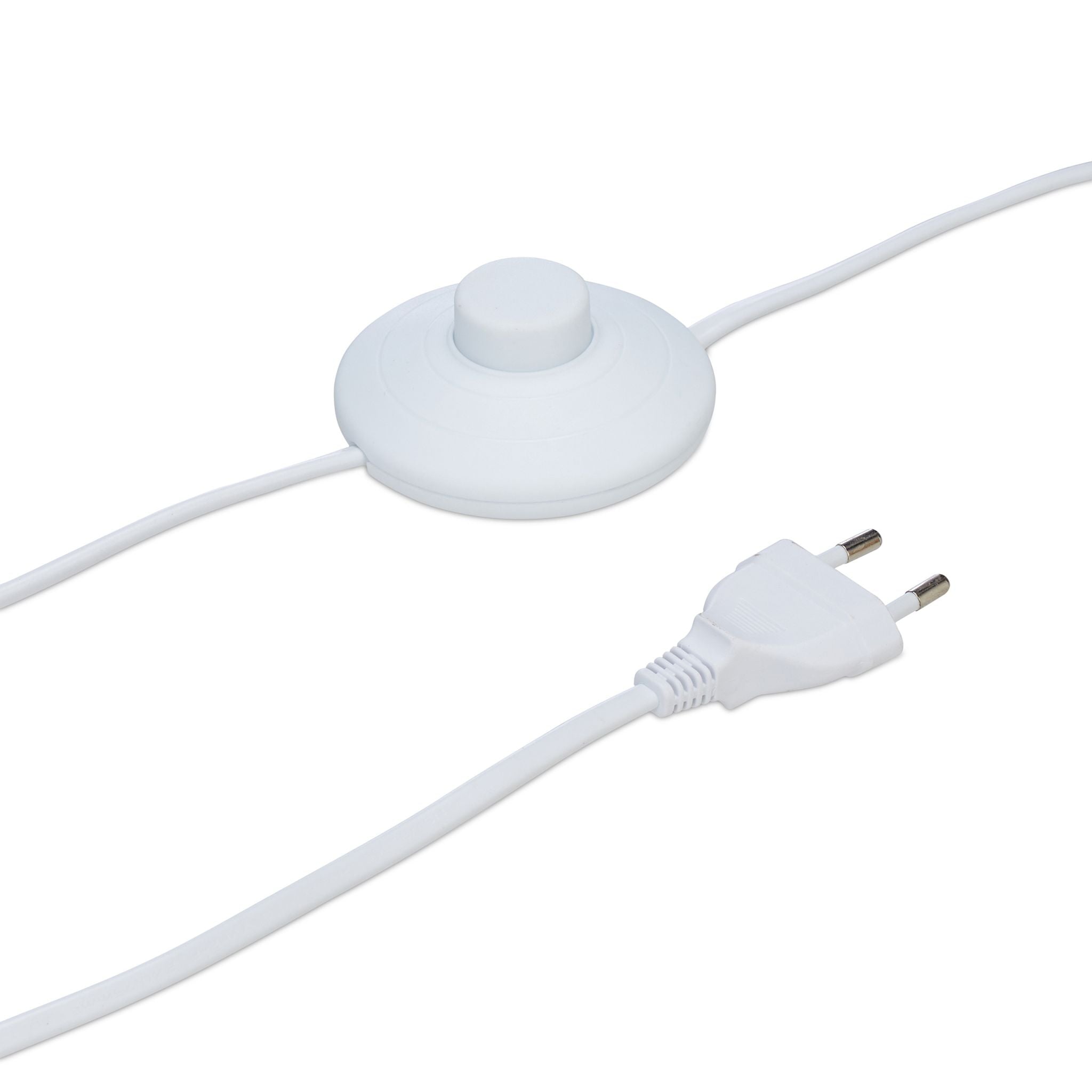 Stehlampe mit Stoffschirm Rosa-Silber von Relaxdays