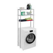 Waschmaschinenregal Metall Silber von Relaxdays