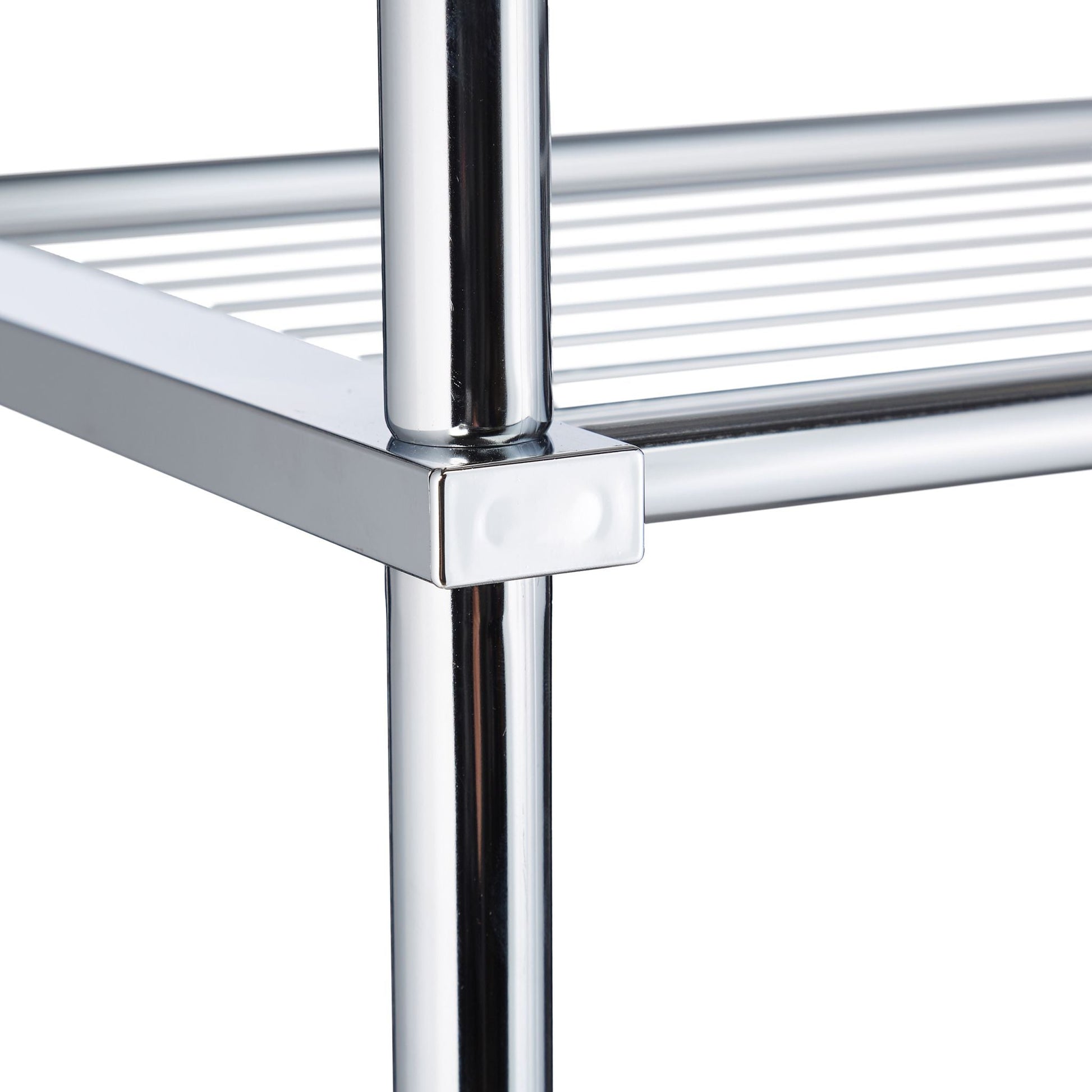 Waschmaschinenregal Metall Silber von Relaxdays