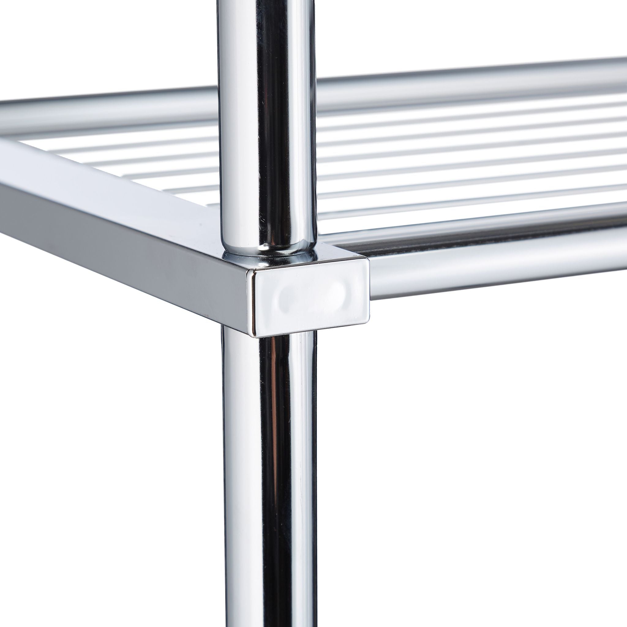 Waschmaschinenregal Metall Silber von Relaxdays