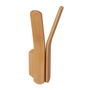 Wandhaken Bambus Hellbraun von Relaxdays