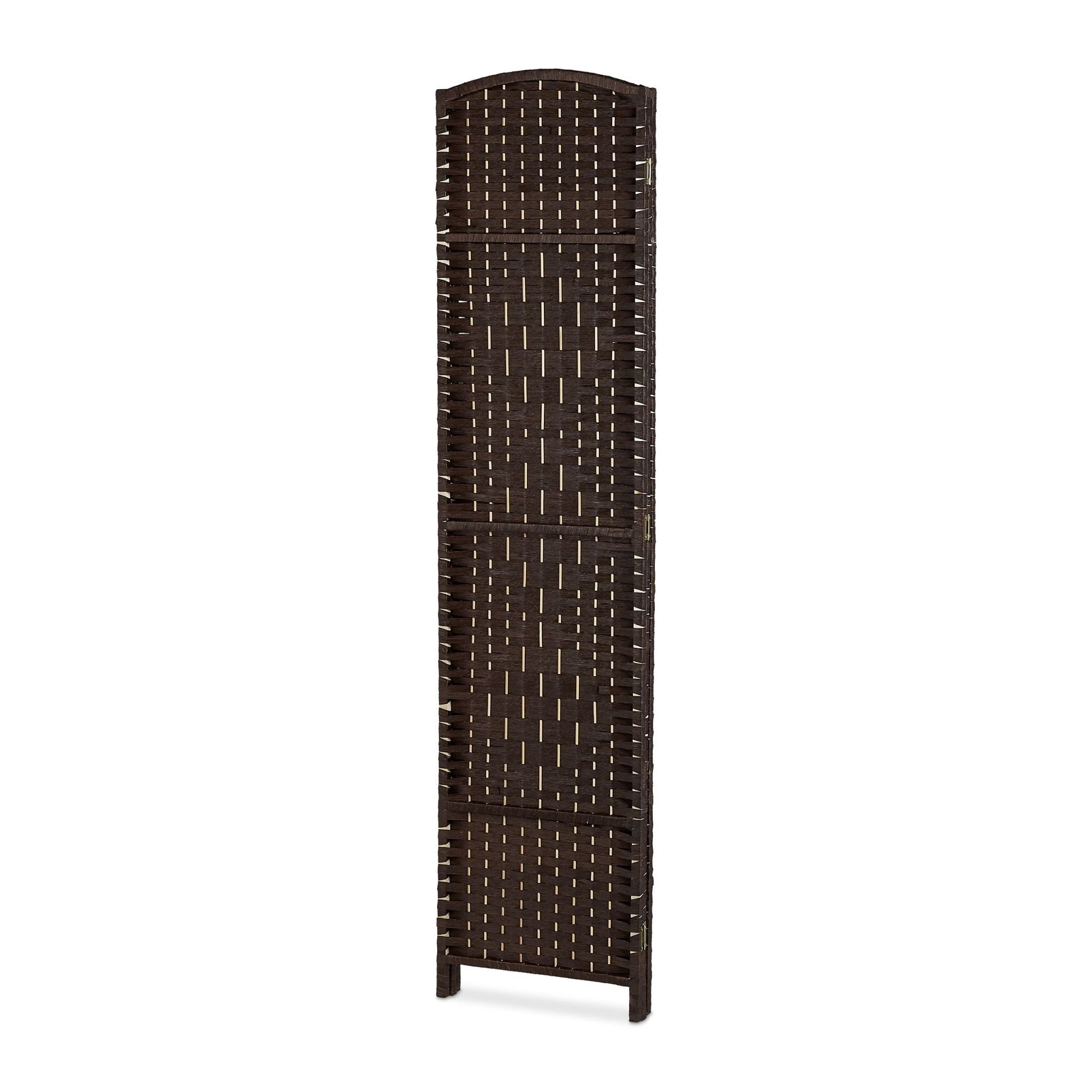 Paravent Raumteiler 3-teilig Braun von Relaxdays