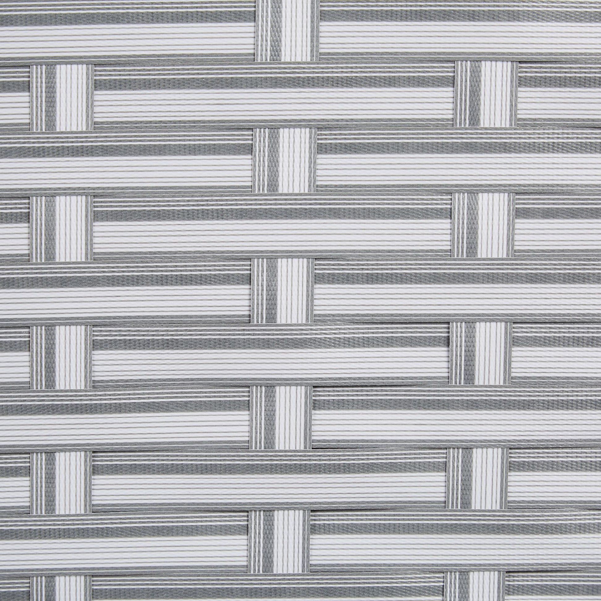 Paravent Raumteiler 4-teilig Weiss-Grau von Relaxdays